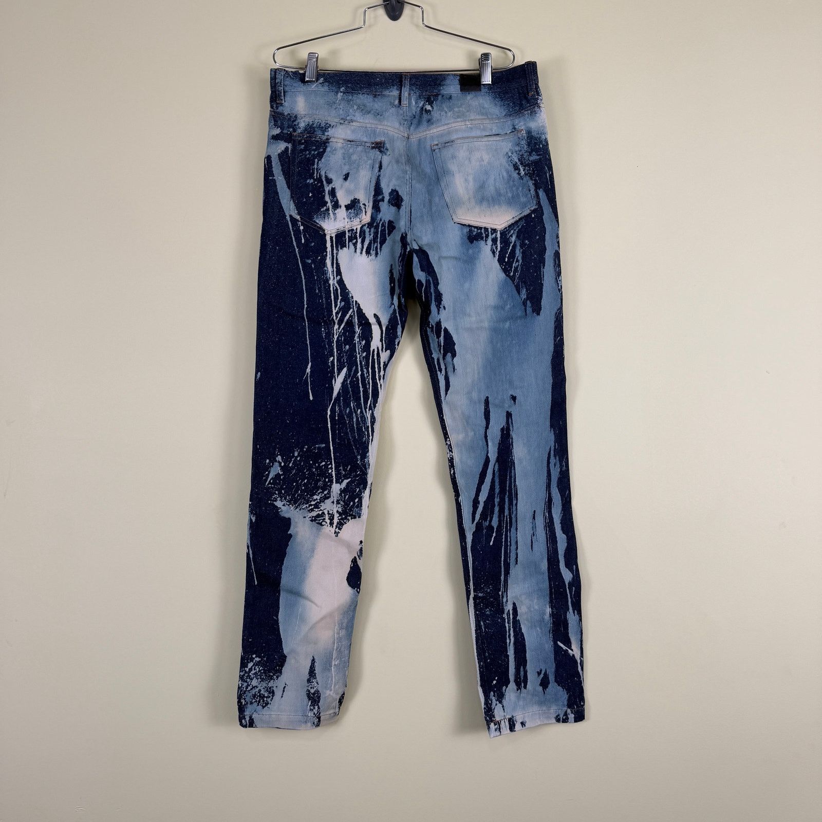 Revenge Revenge Hand Bleached Denim Jeans *1/100 LIMITED RELEASE* Size US 34 / EU 50 - 6 Thumbnail