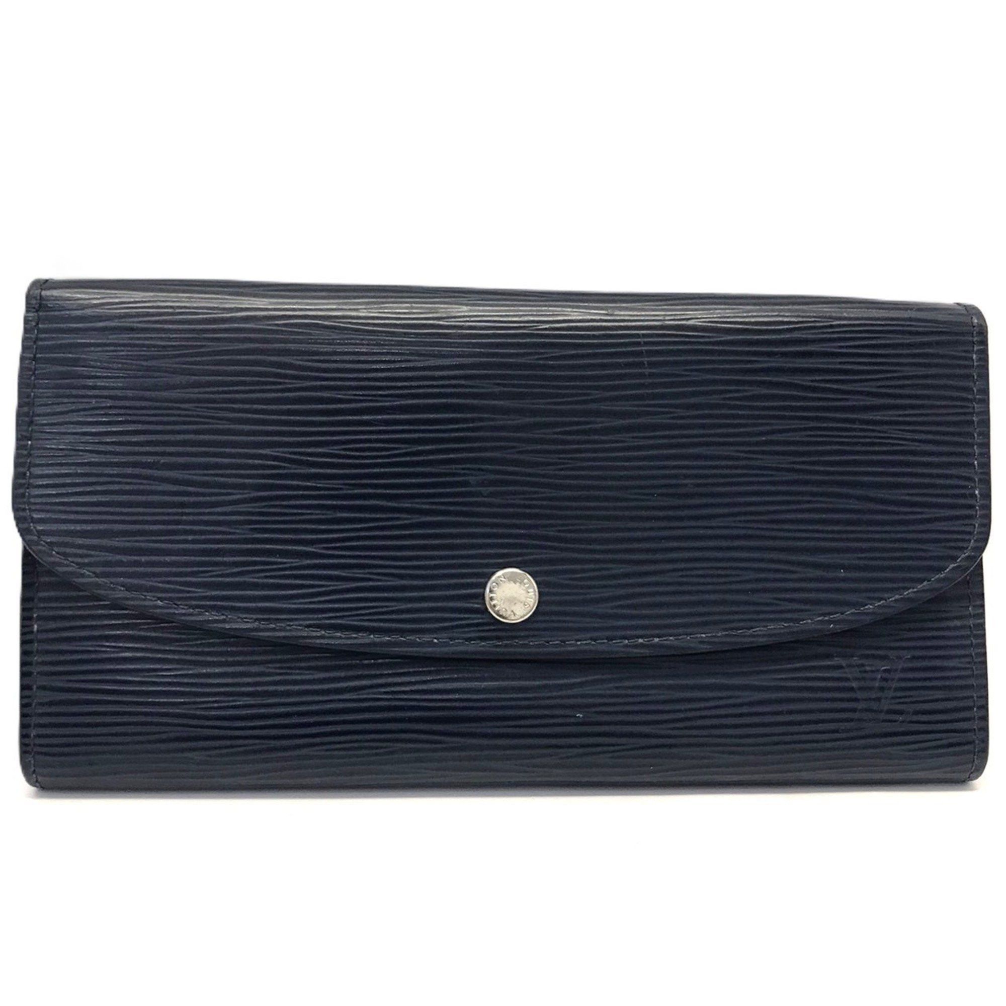 Louis Vuitton Louis Vuitton M60854 Portefeuille Emily Indigo Blue Epi Long Wallet LOUIS VUITTON Size ONE SIZE - 1 Thumbnail