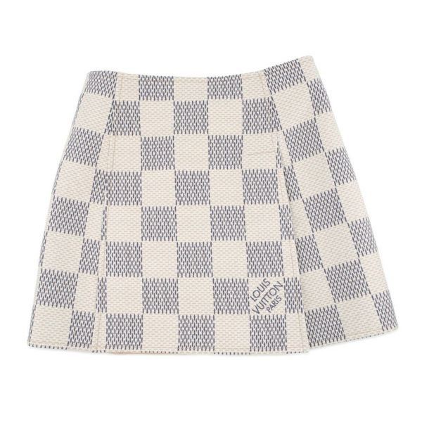 Louis Vuitton LOUIS VUITTON Damier Azur Skirt (L) Authentic Made in Ital Size 28" / US 6 / IT 42 - 1 Thumbnail