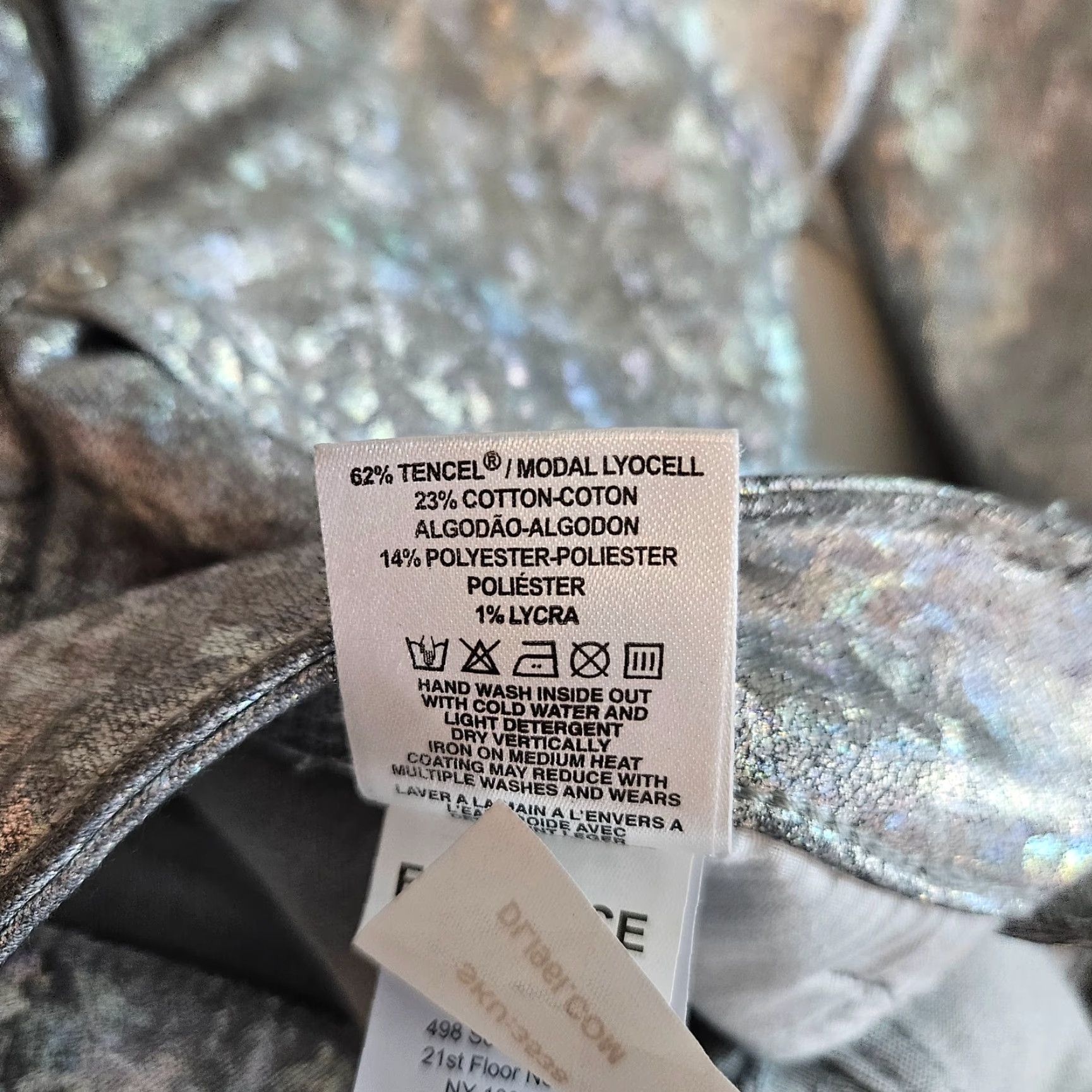 DL1961 DL1961 Womens Florence Instasculpt Cropped Jeans 27 Silver Denim Ankle Zip Mid Rise Jeans Womens 27 Silver DL1961 Florence Instasculpt Cropped Size 27" / US 4 / IT 40 - 7 Thumbnail
