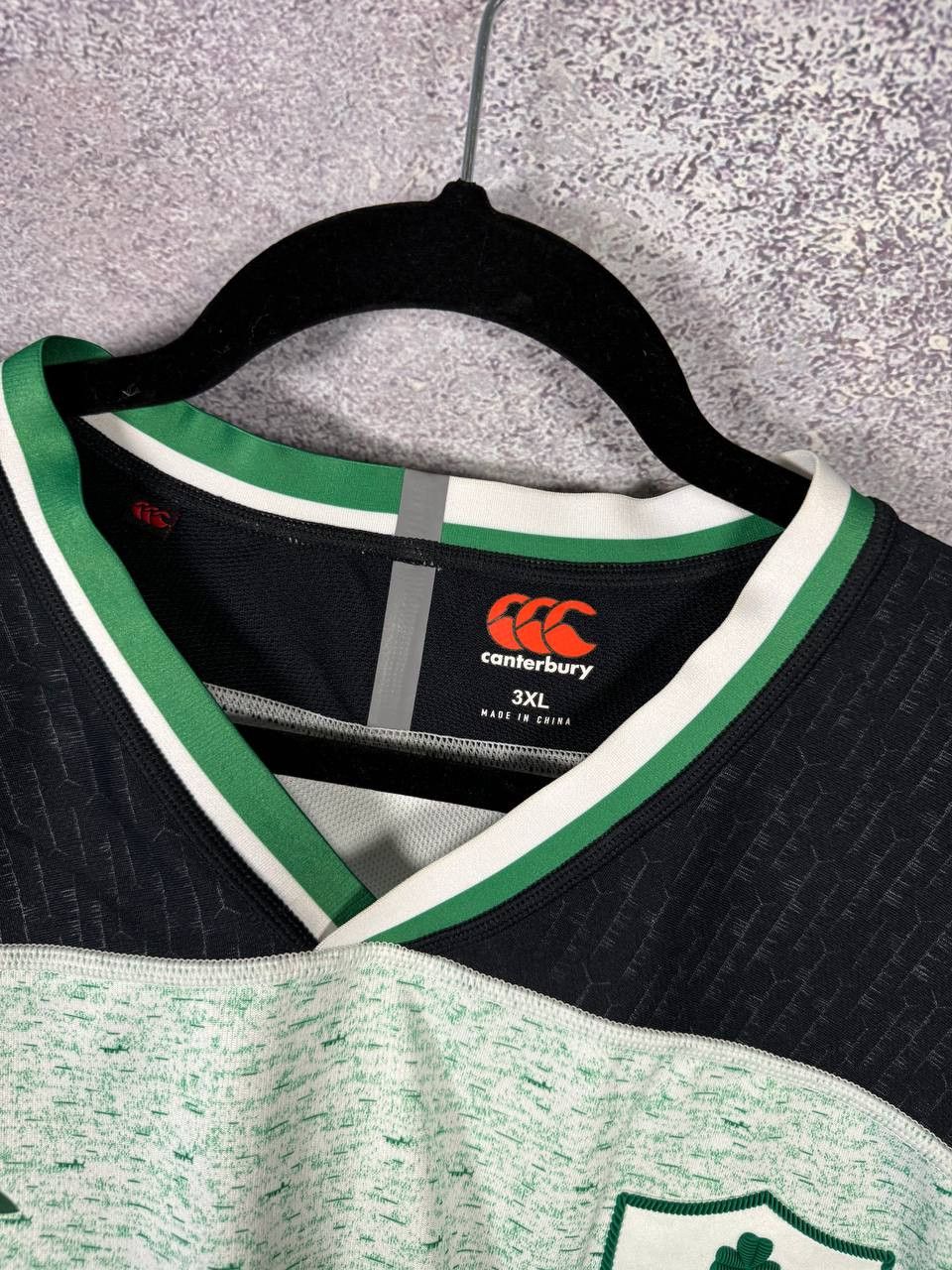 Canterbury of New Zealand × Vintage Ireland IRFU Irish Rugby Union 2019 Canterbury Jersey Size US XXL / EU 58 / 5 - 8 Thumbnail