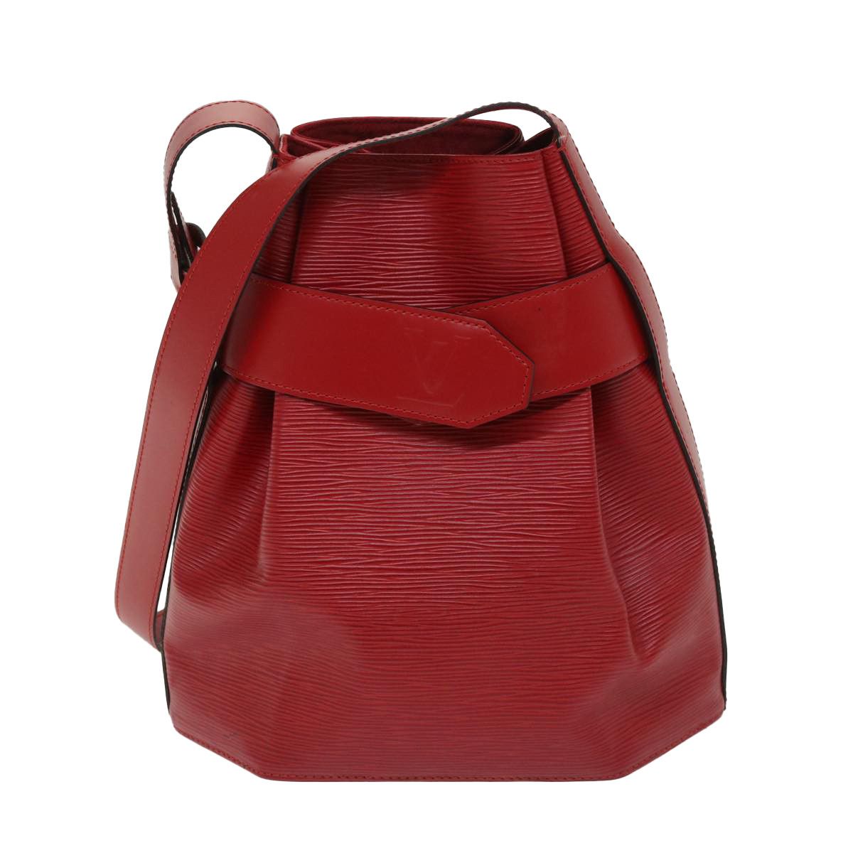 Louis Vuitton Sac D'épaule Red Leather Shoulder Bag (Pre-Owned) Size ONE SIZE - 1 Thumbnail