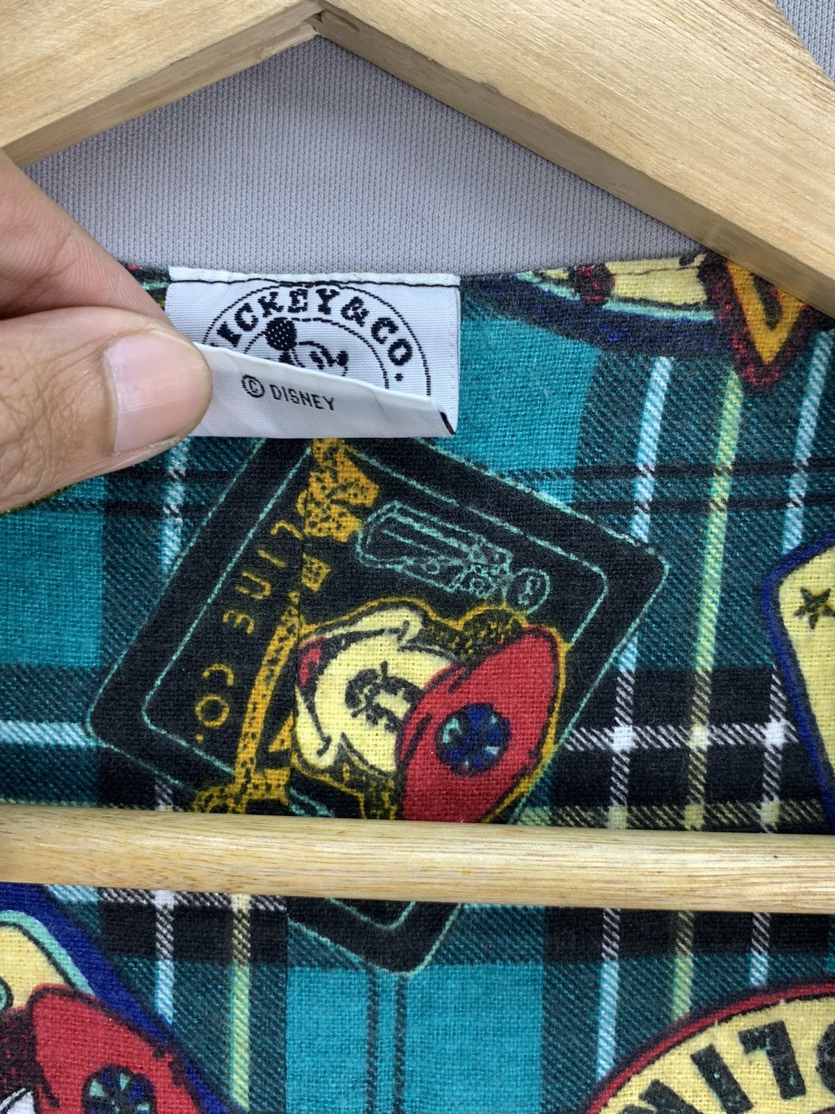 Disney Vintage 90s Corduroy Hybrid Vest Disney Mickey & Co Jacket Size US M / EU 48-50 / 2 - 14 Thumbnail