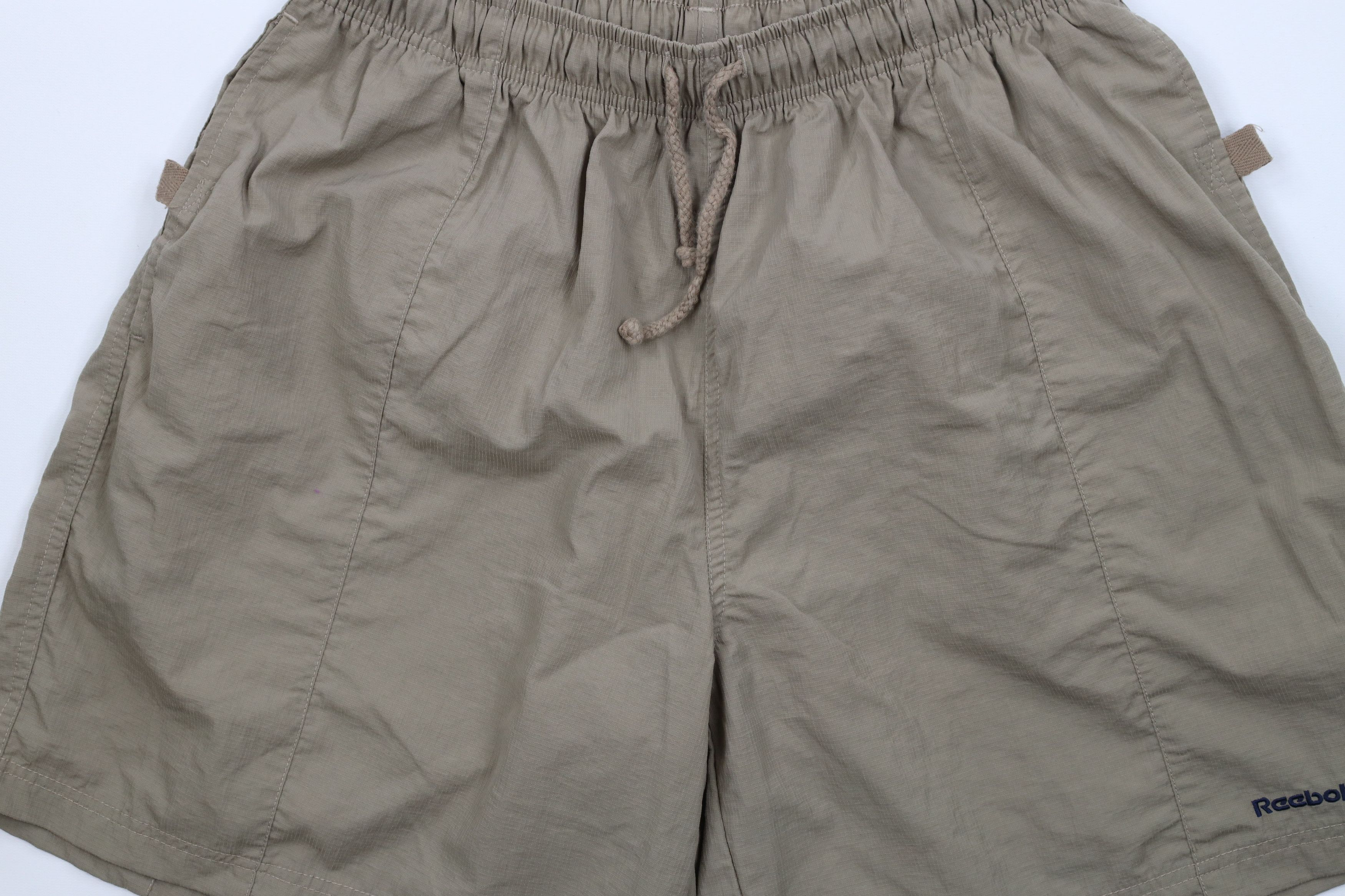 Reebok × Vintage Vintage 90s Reebok Out Ripstop Above Knee Shorts Baggies Size US 34 / EU 50 - 3 Thumbnail