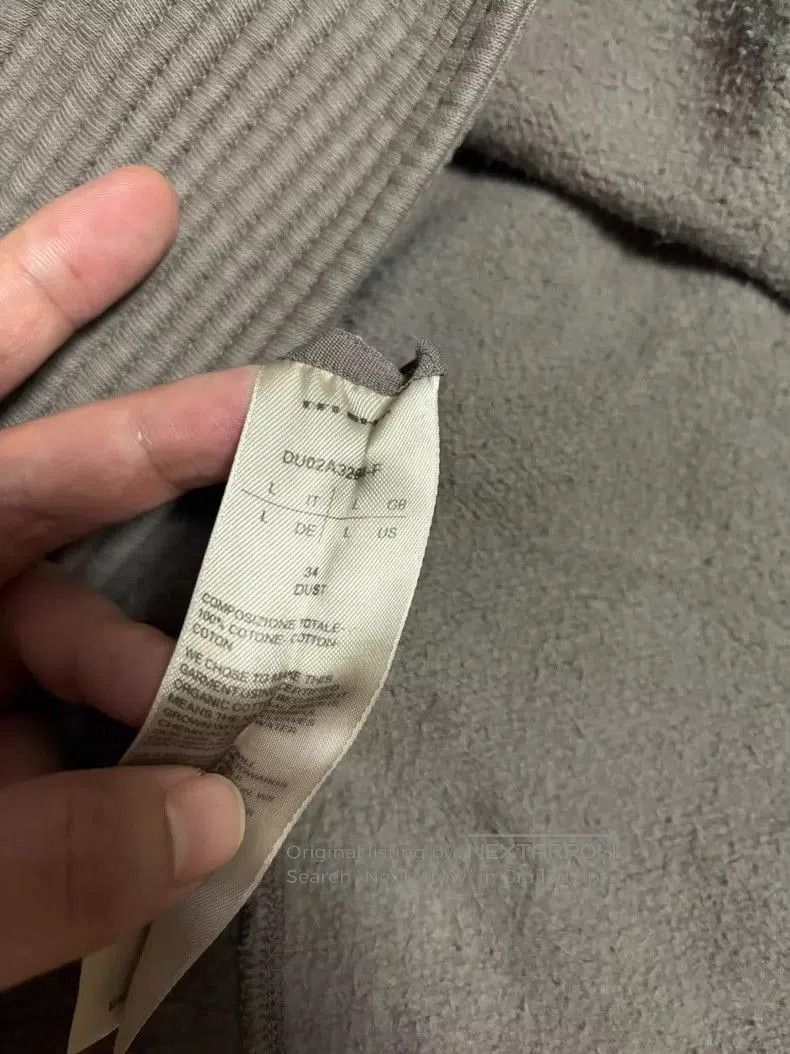 Rick Owens Rick Owens DRKSHDW Dust Color Long Sleeve Sweatshirt. Size US L / EU 52-54 / 3 - 3 Thumbnail