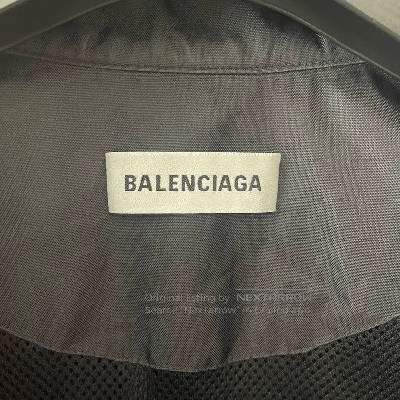 Balenciaga Balenciaga Big Logo Raincoat Jacket Size XXS / US 00 / IT 34 - 3 Thumbnail