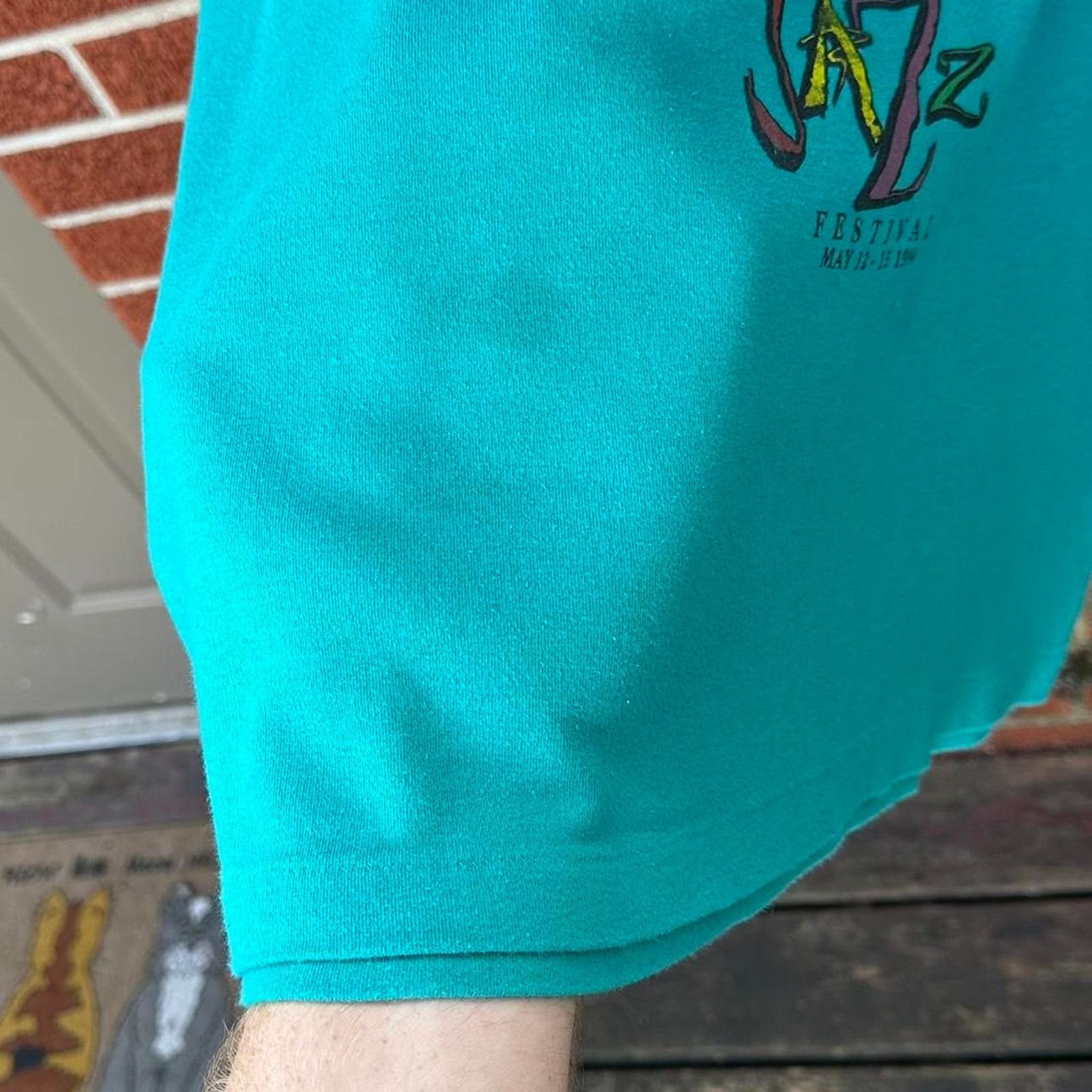Vintage Vintage 1994 BET jazz festival promo heavyweight art tee Size US L / EU 52-54 / 3 - 4 Thumbnail