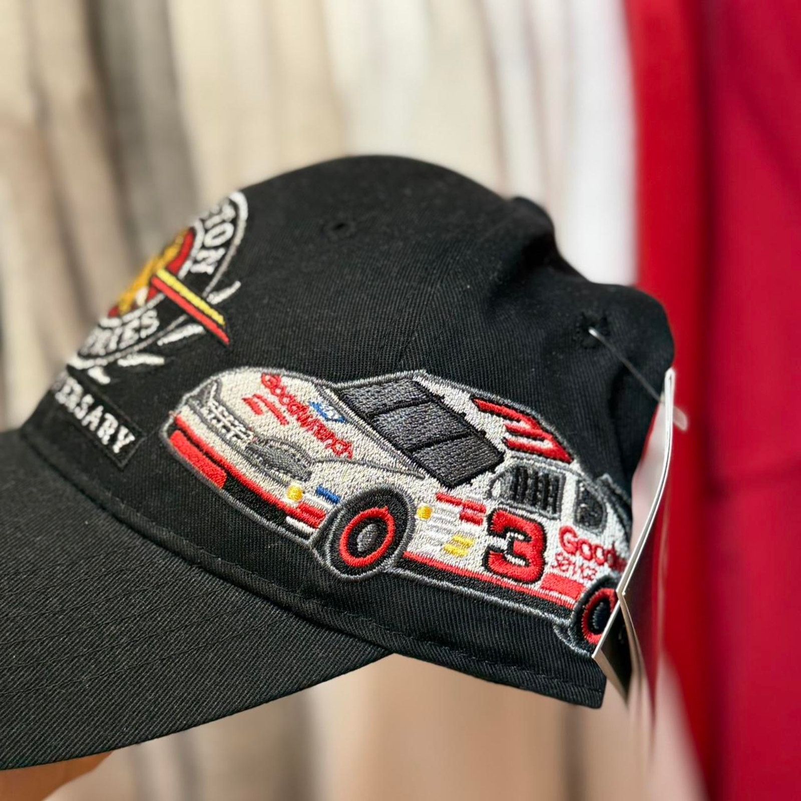 NASCAR × Vintage Vintage 90s NASCAR Dale Earnhardt Racing Race Car Cap Size ONE SIZE - 3 Thumbnail