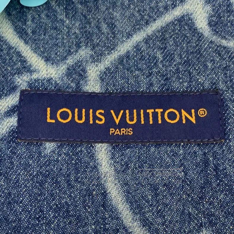 Louis Vuitton Louis Vuitton 24 blue logo print full print lapel single b Size US L / EU 52-54 / 3 - 5 Thumbnail