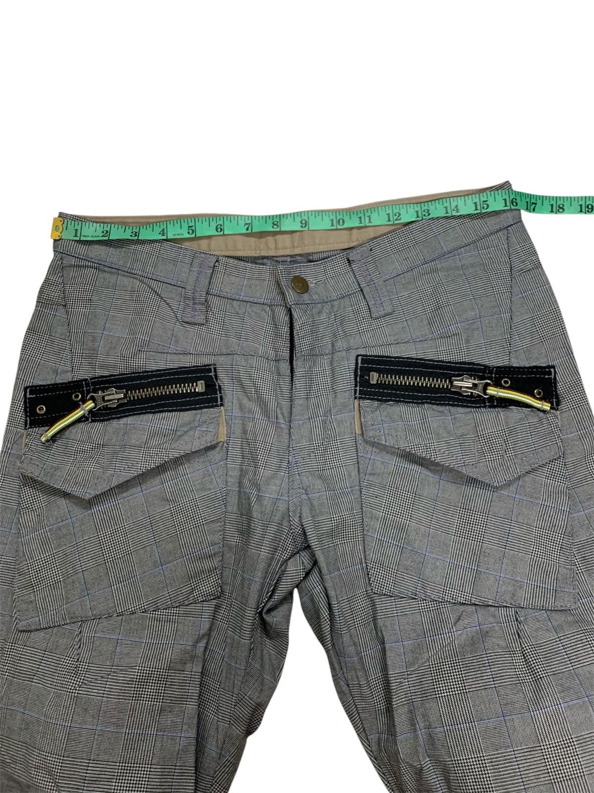 PPFM PPFM Gingham zipper pant Size US 32 / EU 48 - 4 Thumbnail