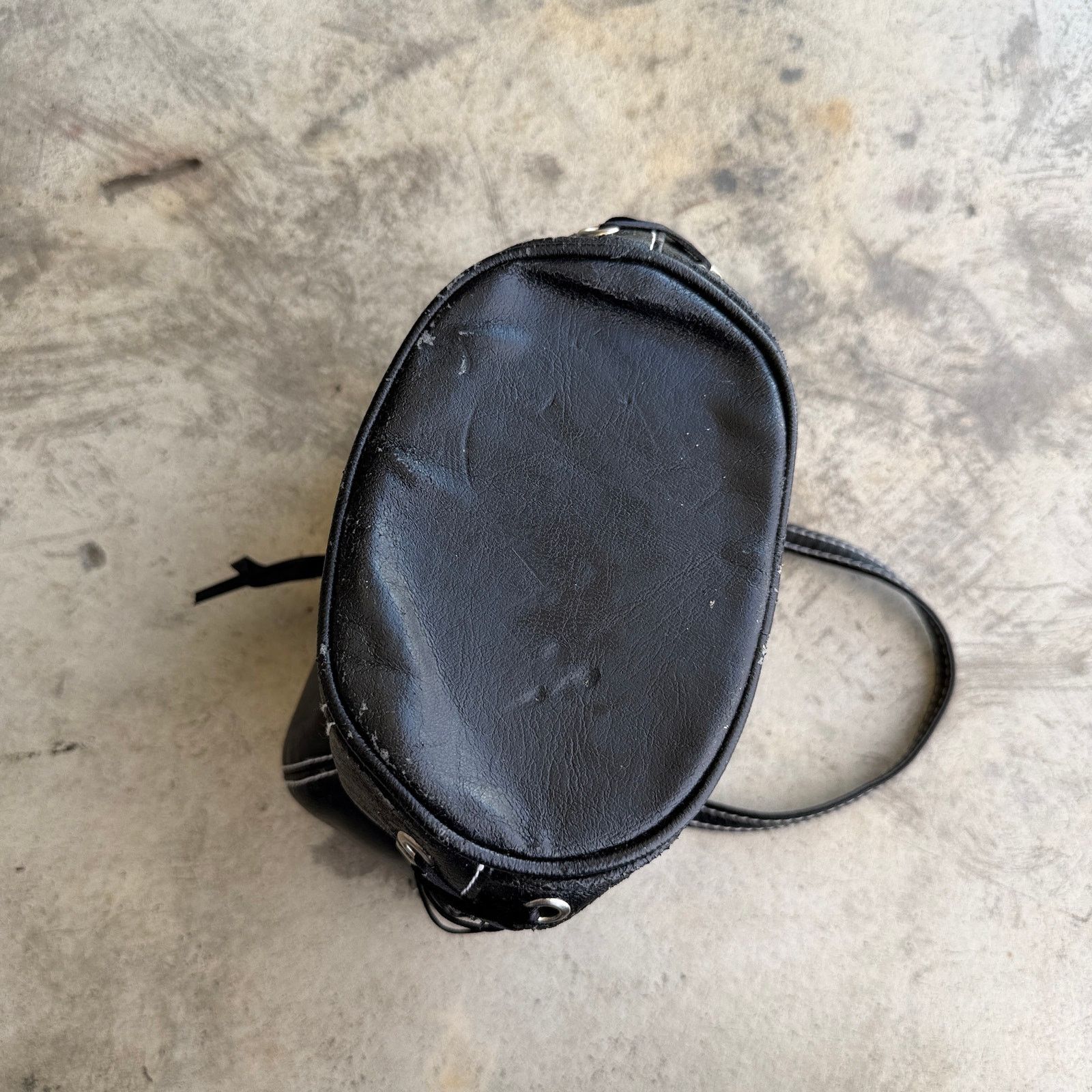 Other Vintage Y2K Black Faux Leather Corset Bustier Handbag Size ONE SIZE - 7 Thumbnail