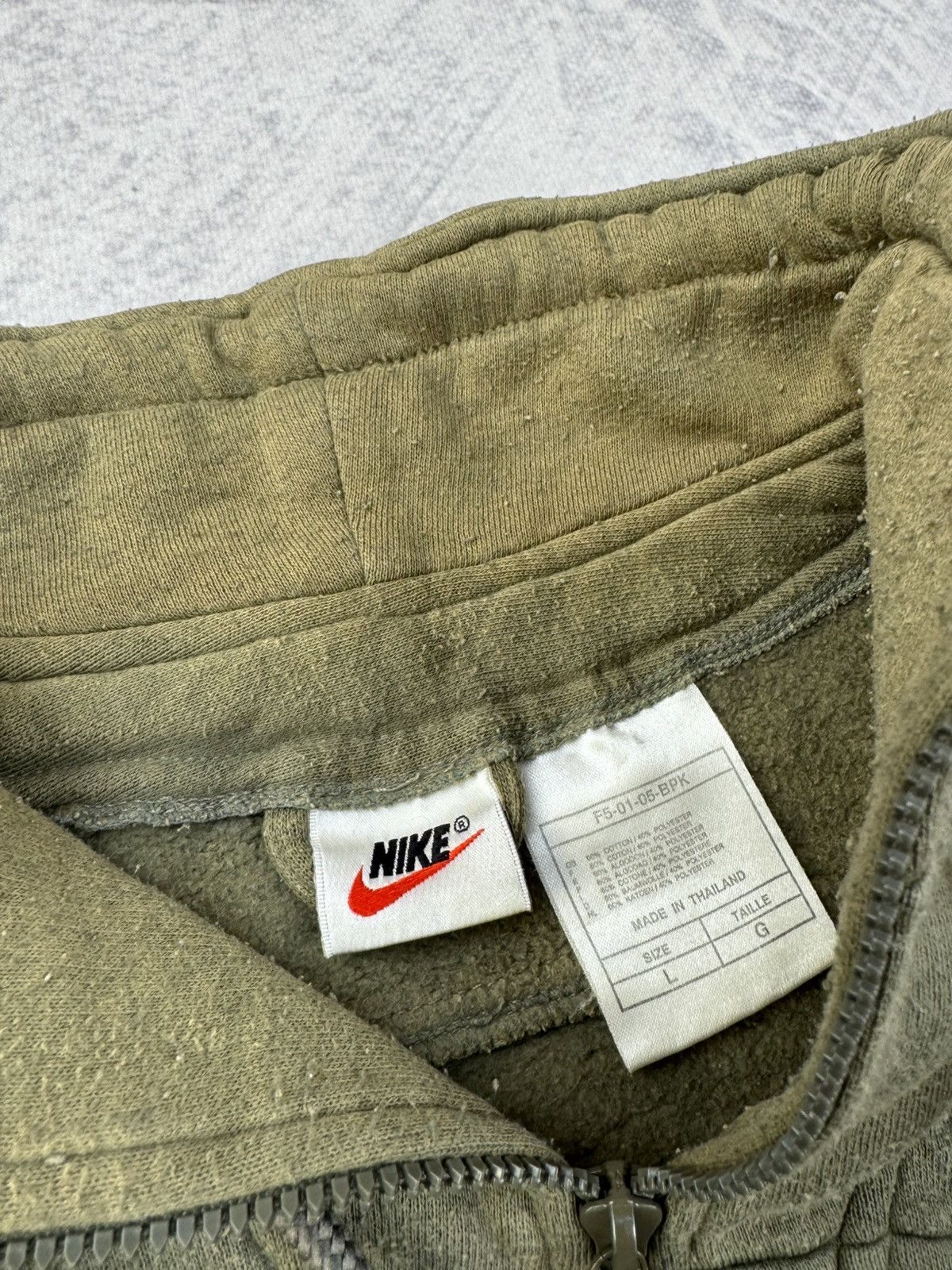 Nike × Vintage NIKE DOUBLE LOGO VINTAGE 1/3 ZIP OVERSIZE BOXY SWEATSHIRT Size US L / EU 52-54 / 3 - 6 Thumbnail