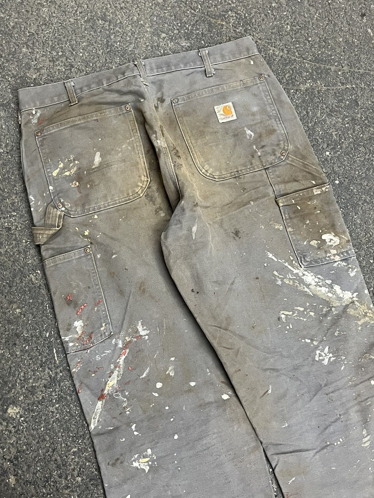 Carhartt × Vintage Carhartt double knees perfectly thrashed and faded baggy Size US 34 / EU 50 - 9 Thumbnail