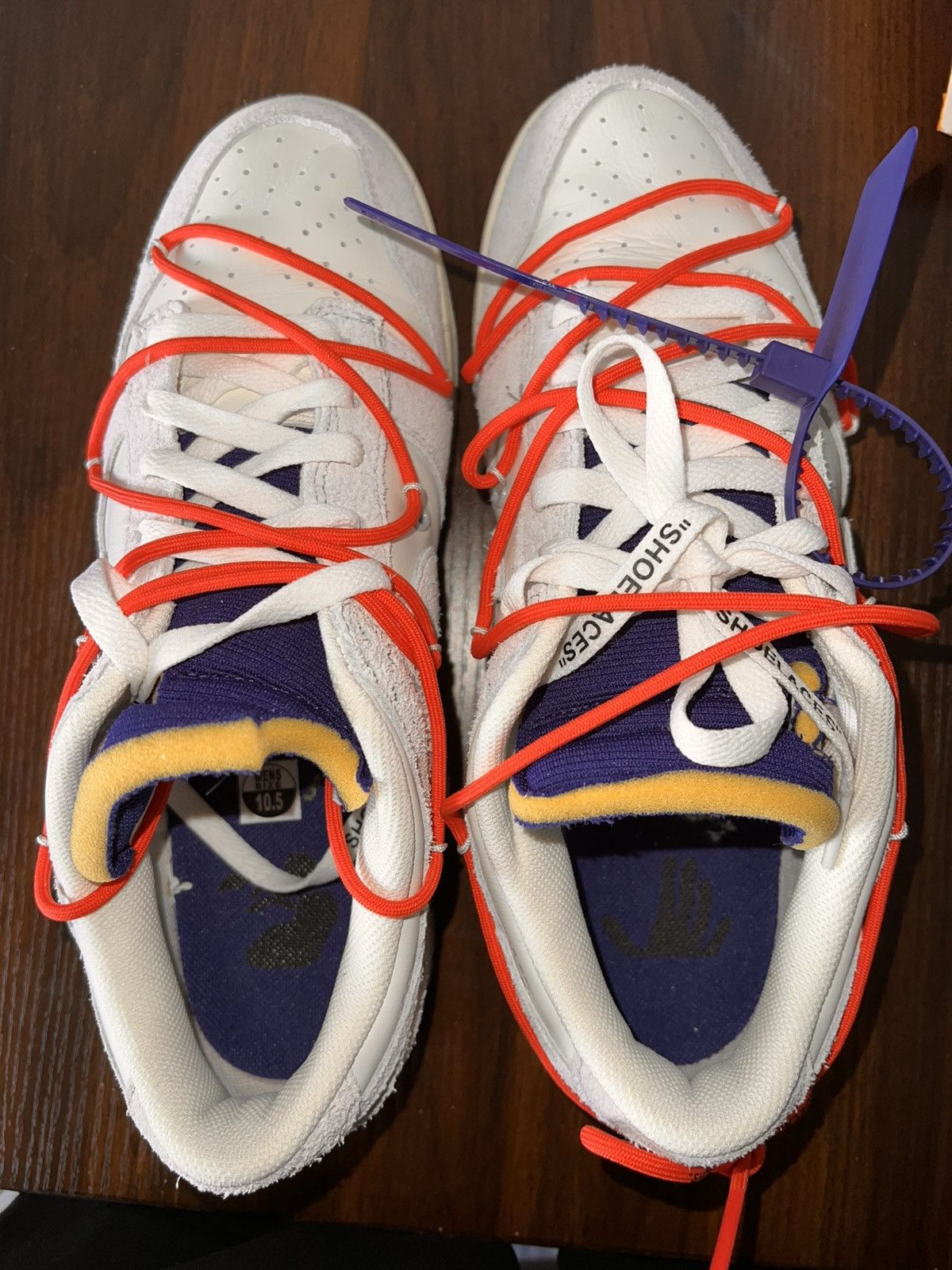 Nike × Off-White Nike Dunk Low / Off White lot #13 Size US 10.5 / EU 43-44 - 7 Thumbnail