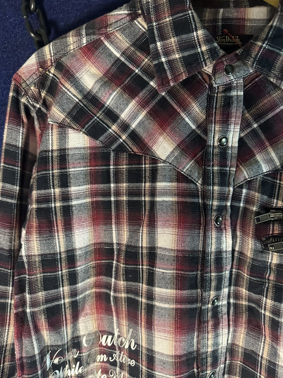 Von Dutch Retro Gothic Poem Von Dutch Shirt Size US L / EU 52-54 / 3 - 7 Thumbnail