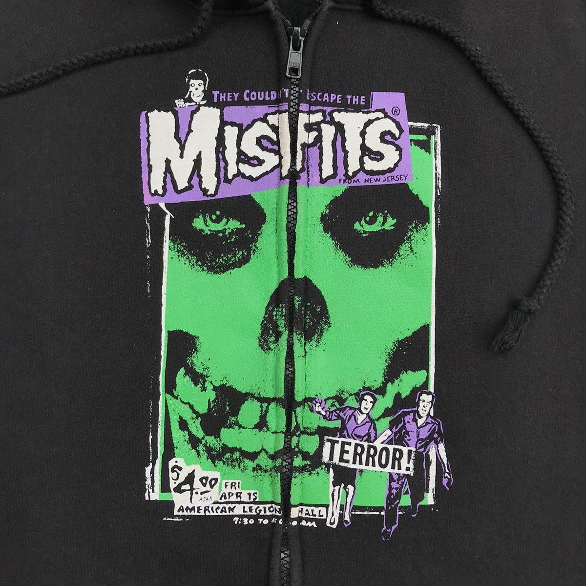 Misfits Vintage Misfits Terror Punk Rock Band Zip Up Hoodie Band Size US XXL / EU 58 / 5 - 5 Thumbnail