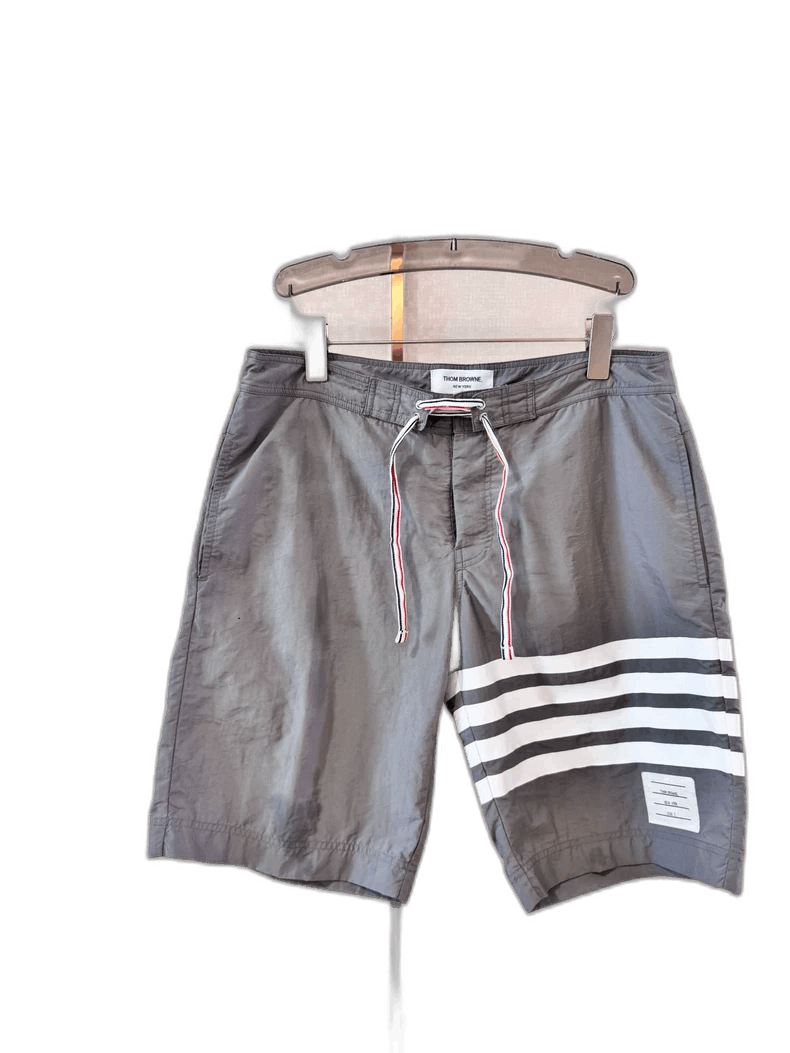 Thom Browne thom browne gray beach shorts-2507 Size US 26 / EU 42 - 1 Thumbnail