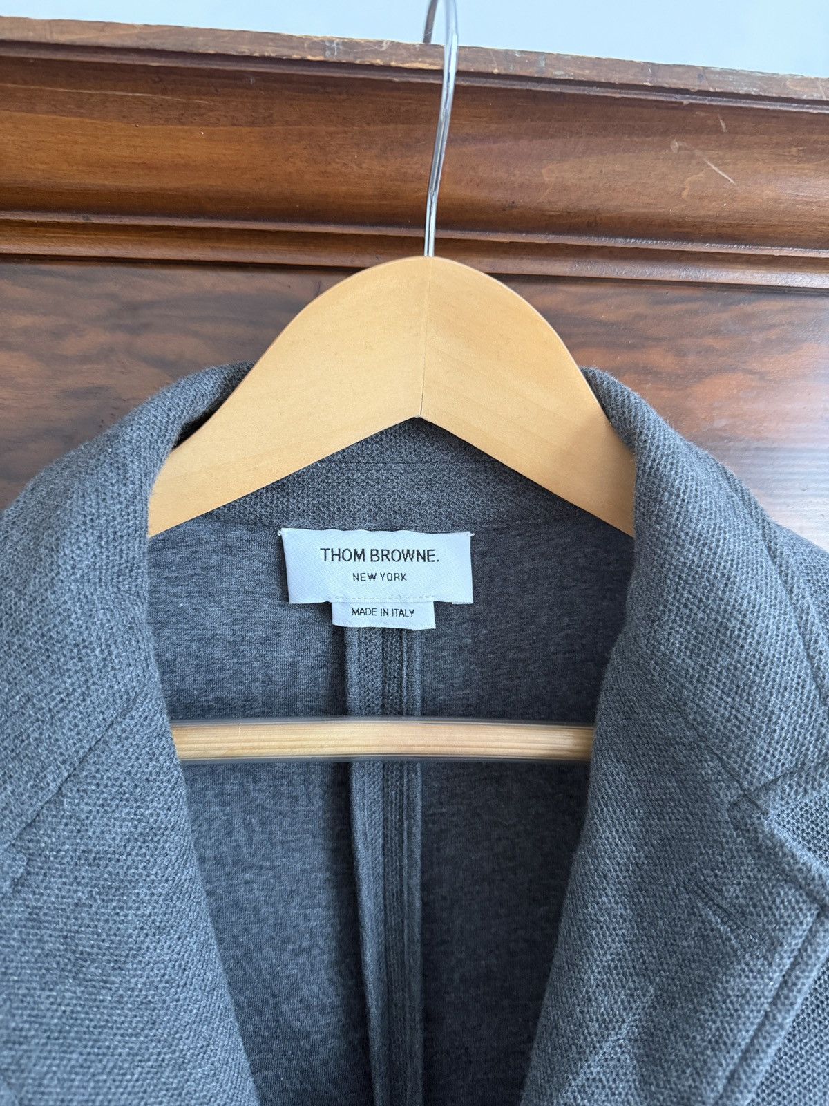 Thom Browne Thom Browne Jacket Blazer Size 2/S Grey Size 46S - 3 Thumbnail