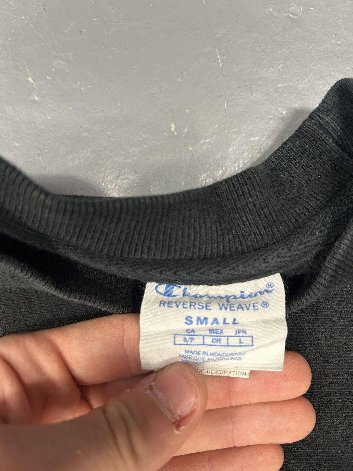 Champion × Vintage Crazy Vintage Y2K Black Essential Champion Crewneck Travis Size US S / EU 44-46 / 1 - 3 Thumbnail