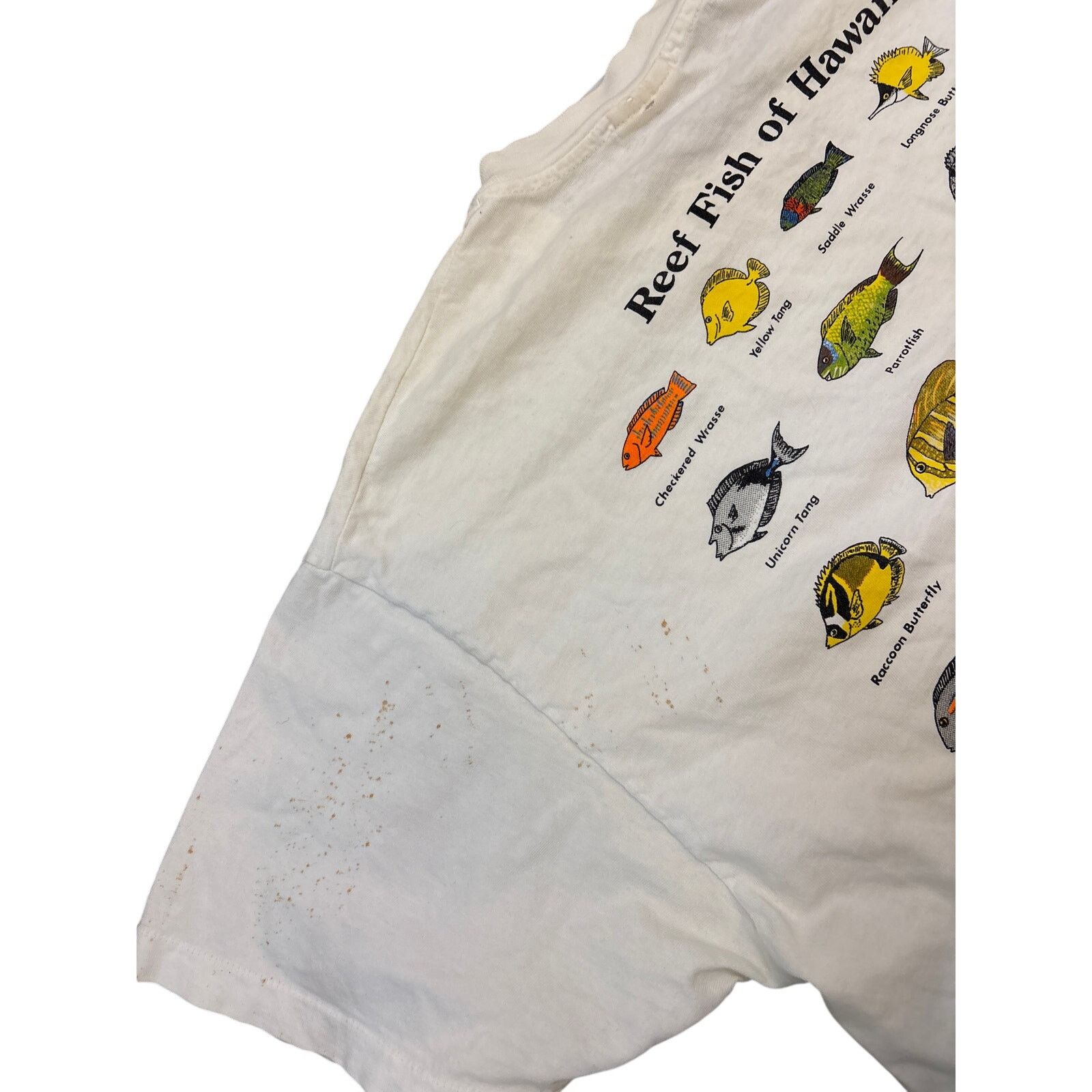 Hanes Vintage 1989 Tropic Tee reef fish of Hawaii Kona XL shirt Size US XL / EU 56 / 4 - 5 Thumbnail