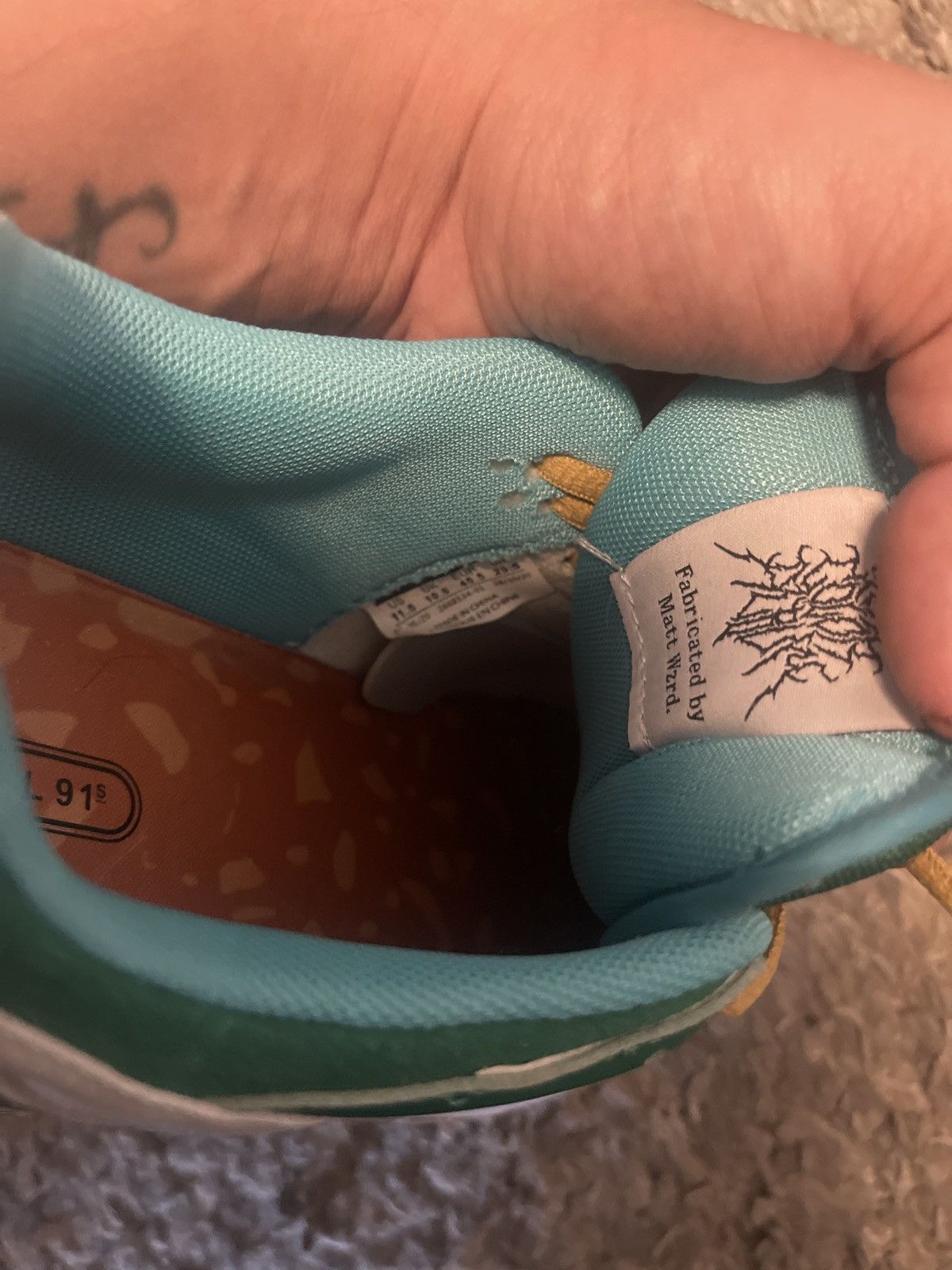 Other TheColorAlbum Menthol 91 Dunk Low 11.5 Size US 11.5 / EU 44-45 - 12 Thumbnail