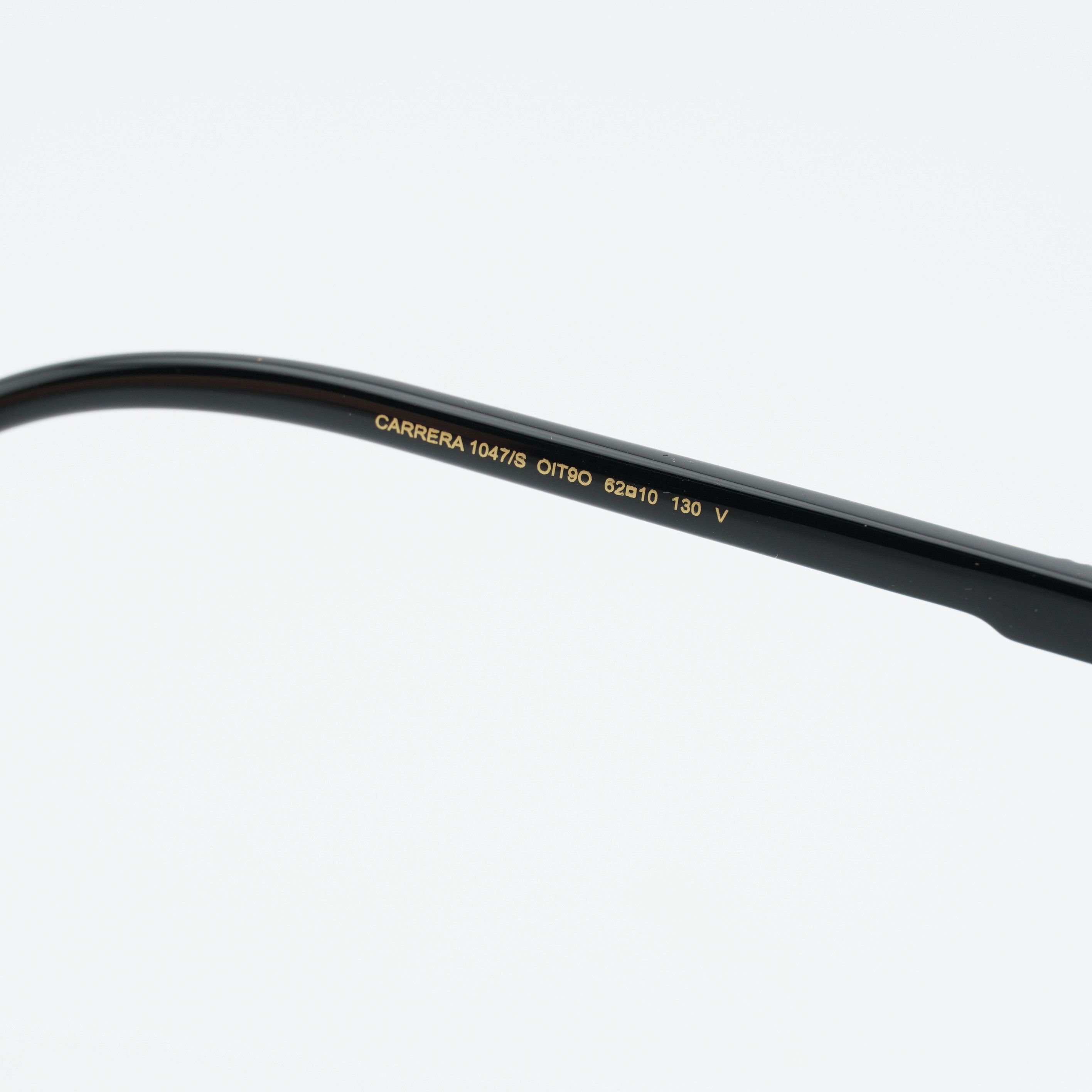 Carrera CARRERA 1047/S 0OIT 9O Sunglasses Black Aviator Frame Size ONE SIZE - 9 Thumbnail