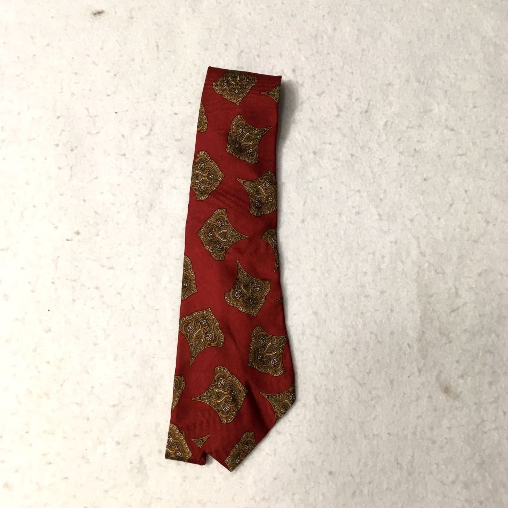 Nordstrom Nordstrom Silk Tie Fancy Gentleman abstract drop diagram realm Red Size ONE SIZE - 3 Thumbnail