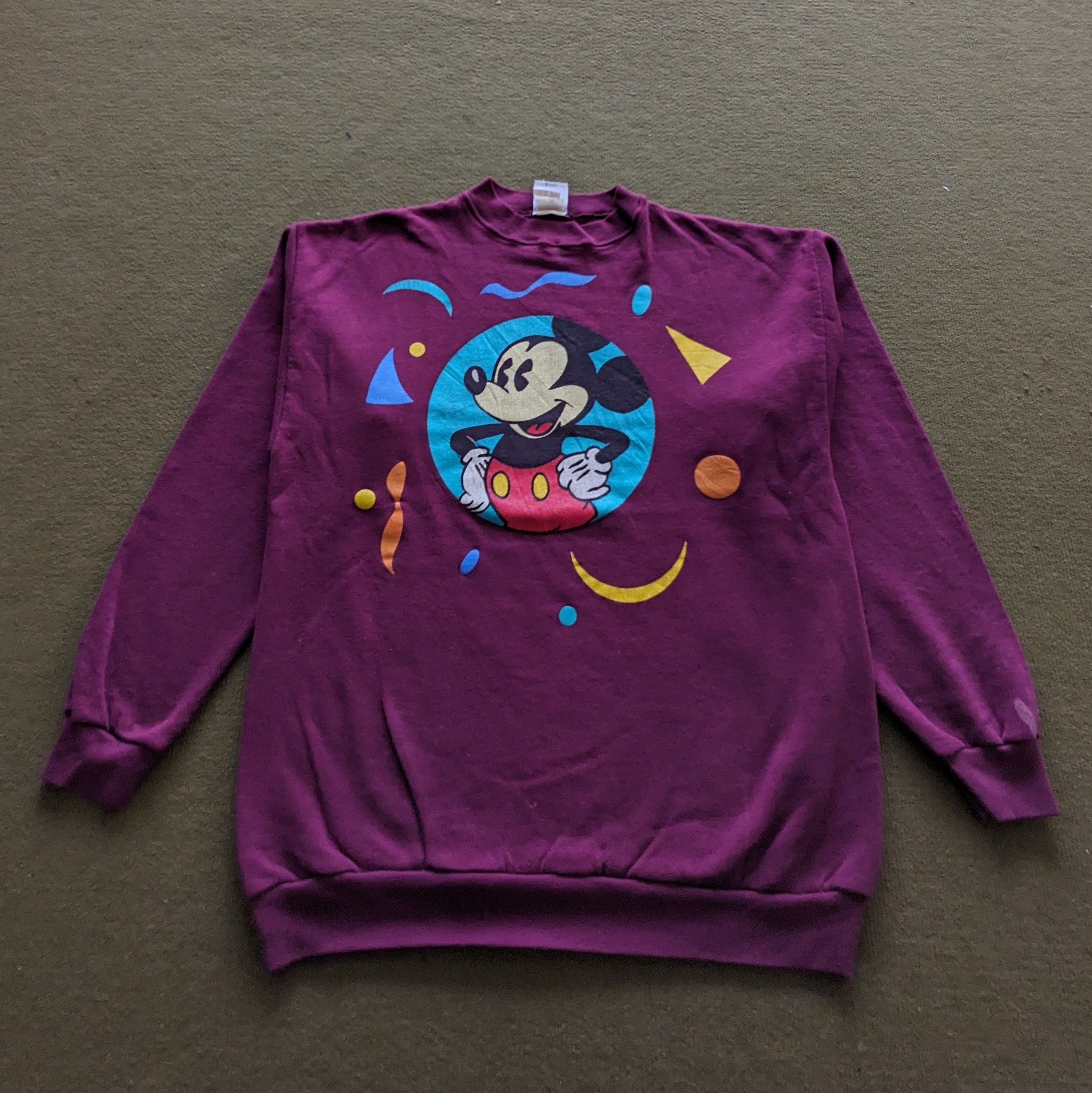 Mickey Mouse Vintage MICKEY & CO. Disney Cartoon Sweatshirt Size US M / EU 48-50 / 2 - 1 Thumbnail