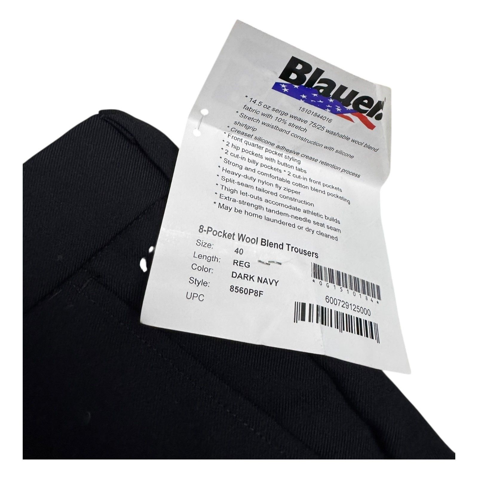 Other NWT - BLAUER 8-Pocket Wool Blend Trousers Work Pants 40x30 Size US 40 / EU 56 - 4 Thumbnail