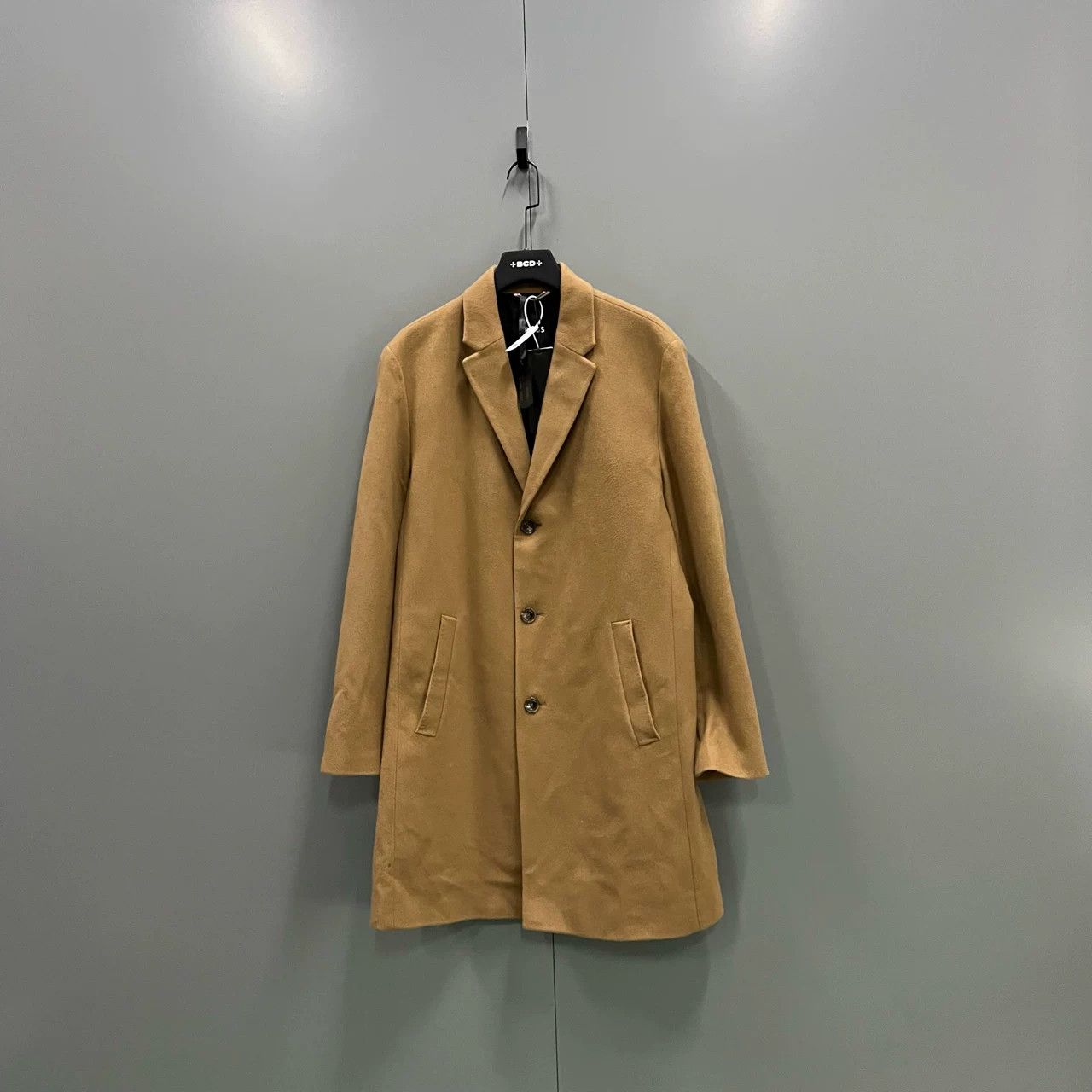 Hugo Boss BOSS Solid Single-Breasted Lapel Coat Size US L / EU 52-54 / 3 - 1 Thumbnail