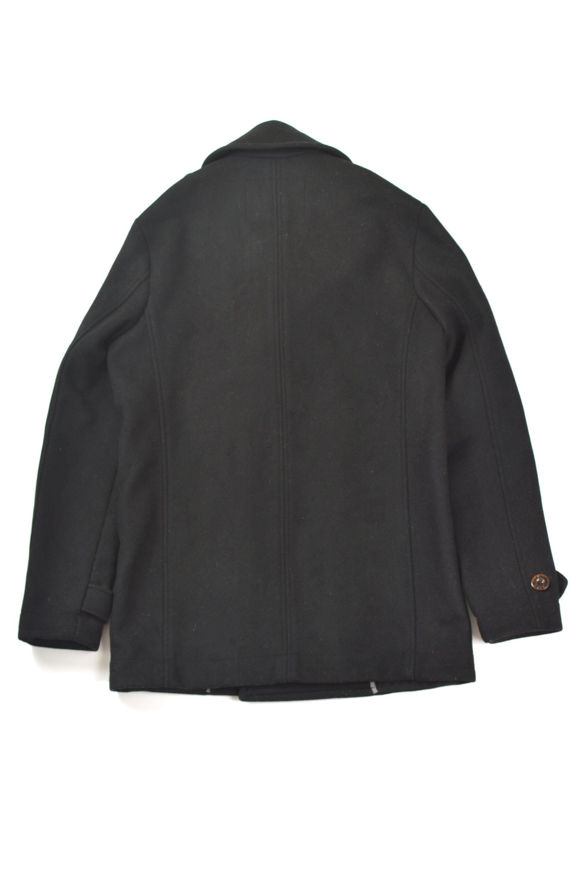 Pretty Green Pretty Green Double Breasted Wool Blend Pea Coat Size US M / EU 48-50 / 2 - 8 Thumbnail