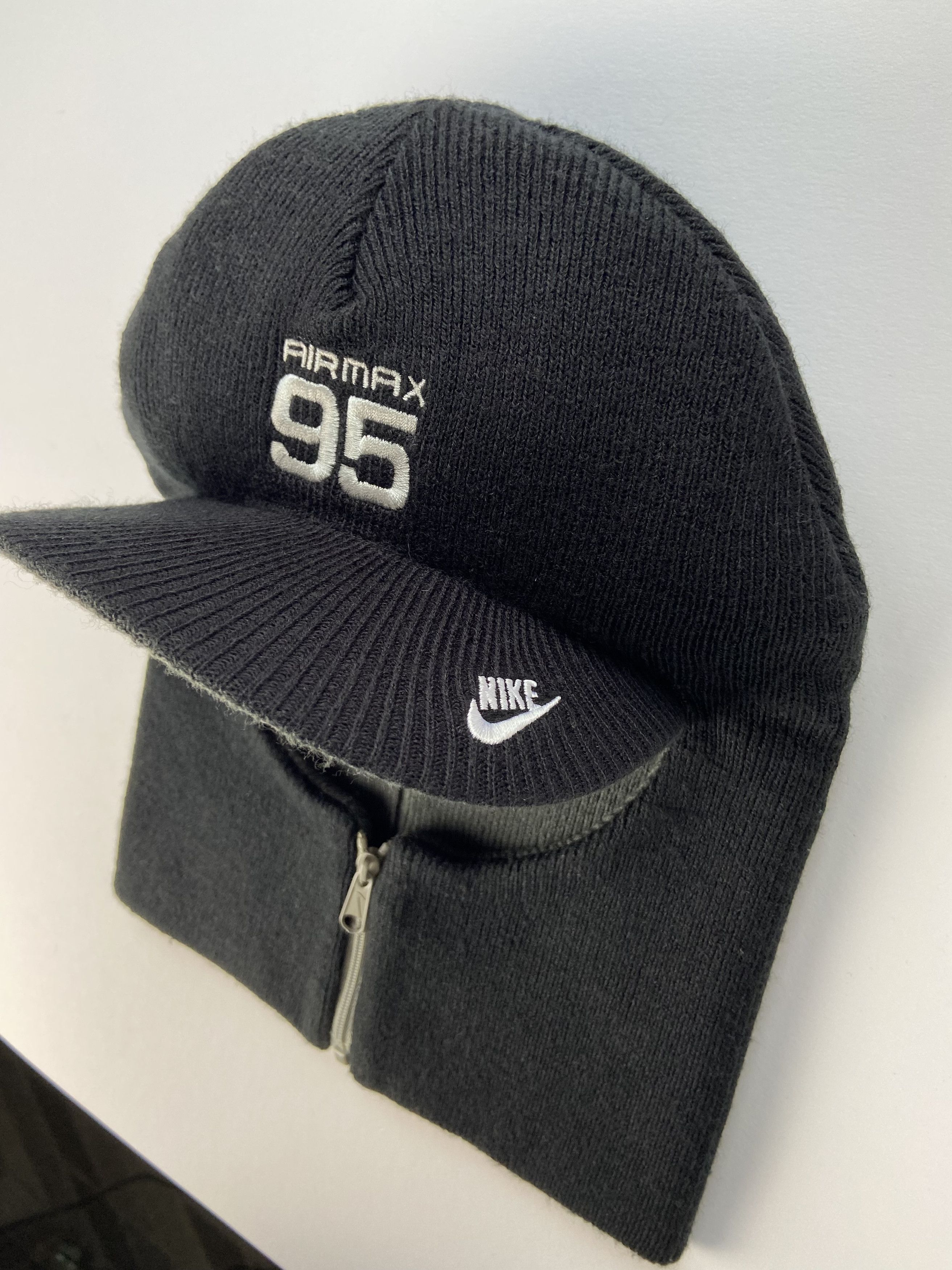 Nike × Vintage Rare Nike Air Max 95 Balaclava Style Hat 🔥 Size ONE SIZE - 9 Thumbnail