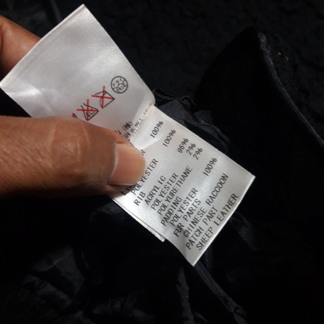If Six Was Nine × Japanese Brand × Le Grande Bleu (L.G.B.) Japanese ghotic punk Raccoon Fur jacket Size US L / EU 52-54 / 3 - 6 Thumbnail
