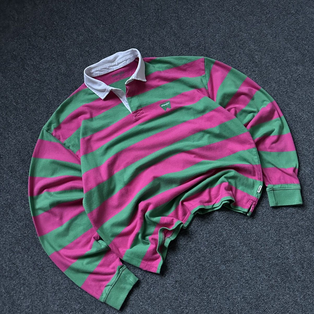 Wrangler VTG Wrangler Long-sleeve T-shirts Stripped Y2K SK8 00s USA Size US M / EU 48-50 / 2 - 2 Thumbnail