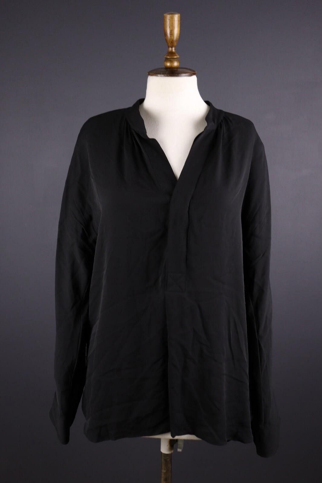 Polo Ralph Lauren Polo Ralph Lauren Black Long Sleeve Blouse Shirt Size M Size M / US 6-8 / IT 42-44 - 1 Thumbnail