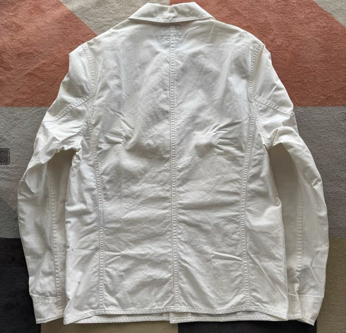 Polo Ralph Lauren RL Ralph Lauren Polo Rugby White Work Jacket K22 Size US S / EU 44-46 / 1 - 7 Thumbnail
