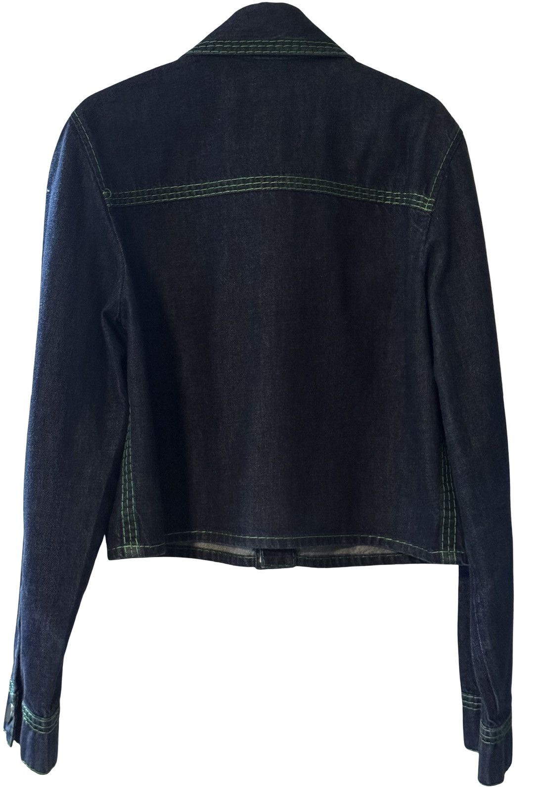 Bottega Veneta Cropped Denim Jacket Size US S / EU 44-46 / 1 - 2 Thumbnail