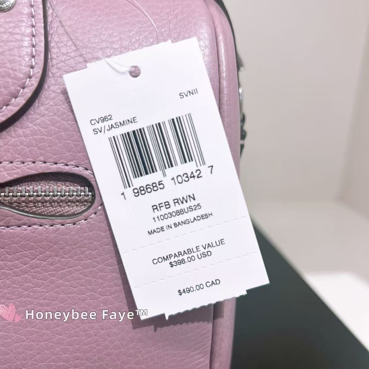 Coach Rowan Satchel Bag CV962 Silver/Jasmine Size ONE SIZE - 4 Thumbnail