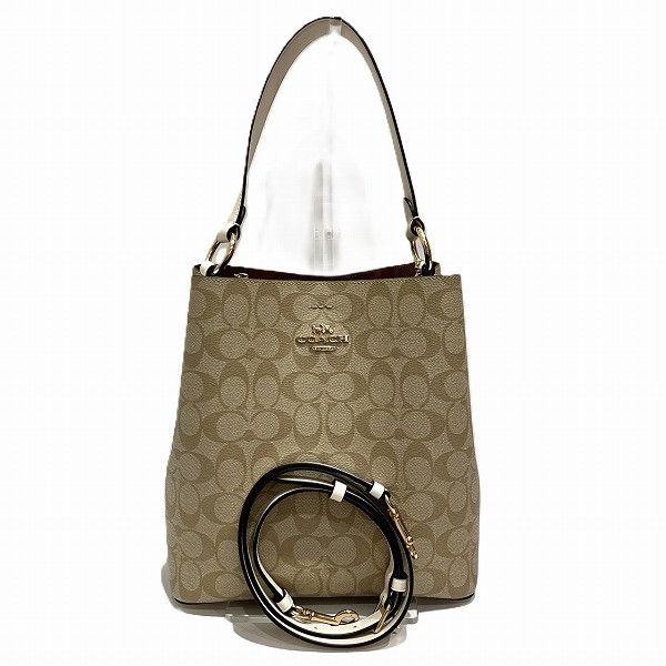 Coach COACH E05Q 8K10 Coach Hobo Signature Purse Handbag