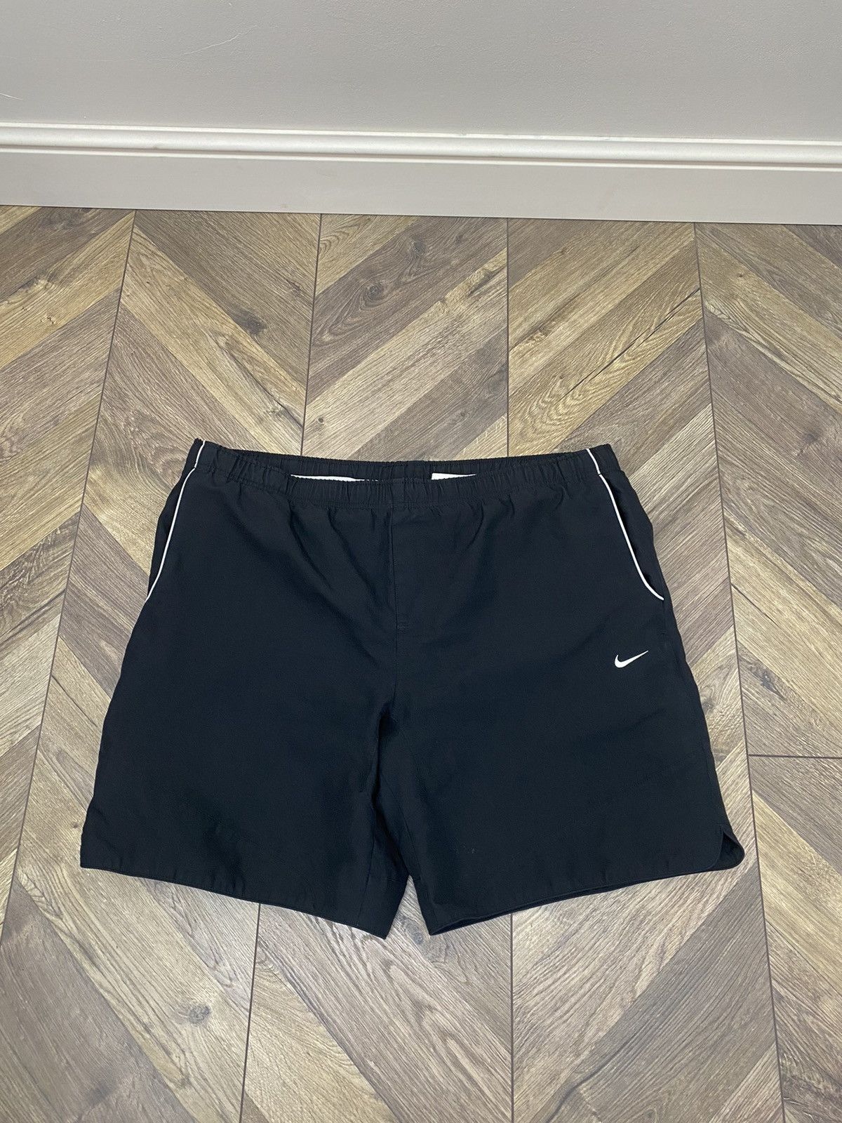 Nike × Vintage Vintage Nike Swim Shorts Trunks Y2K Embroidered logo Size US 35 - 1 Thumbnail