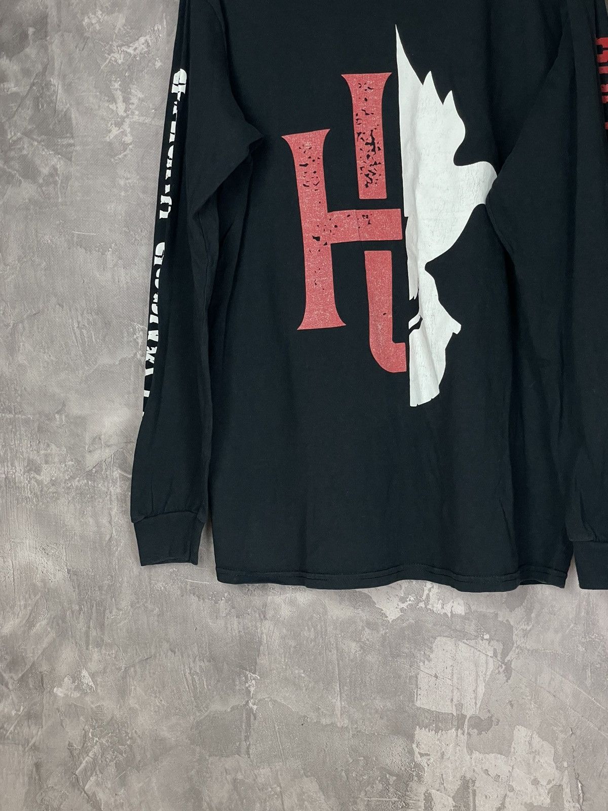 Band Tees × Vintage VINTAGE Y2K HOLLYWOOD UNDEAD LONG SLEEVE TEE Size US M / EU 48-50 / 2 - 5 Thumbnail