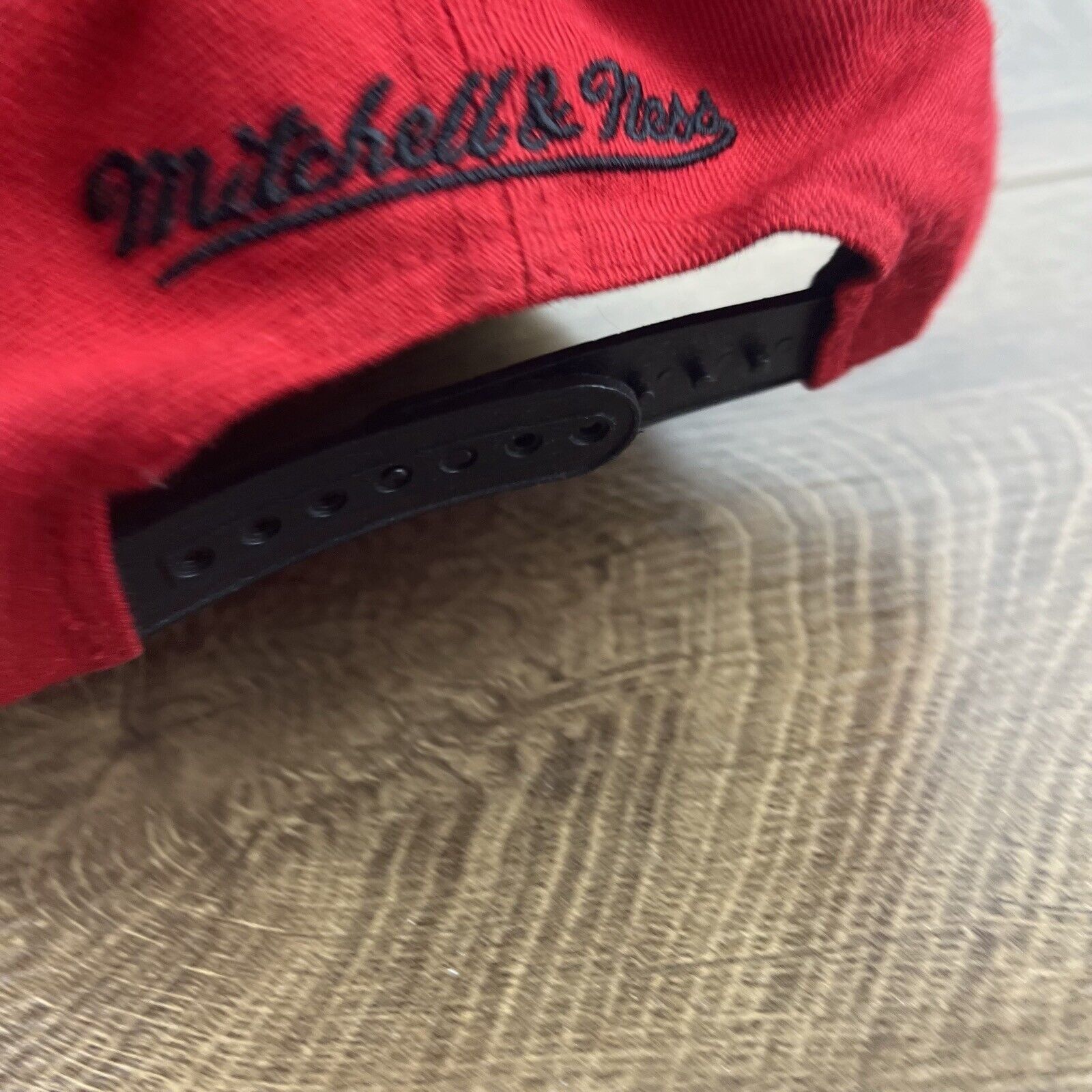 Mitchell & Ness Houston Rockets Snapback Hat Red Mitchell & Ness Adjustable Size ONE SIZE - 9 Thumbnail