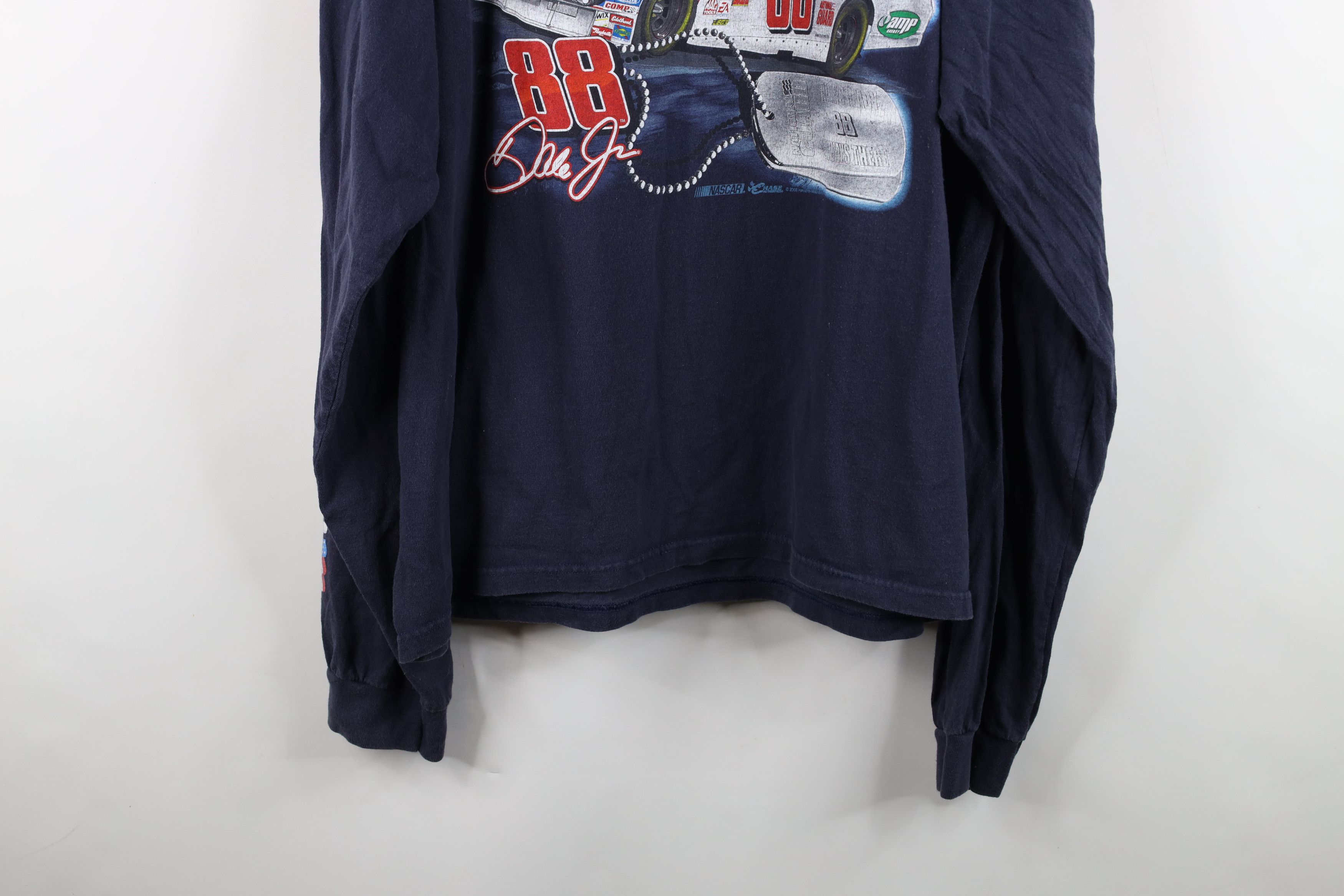 Vintage Vintage NASCAR Dale Earnhardt Jr Racing Long Sleeve T-Shirt Size US XXL / EU 58 / 5 - 14 Thumbnail
