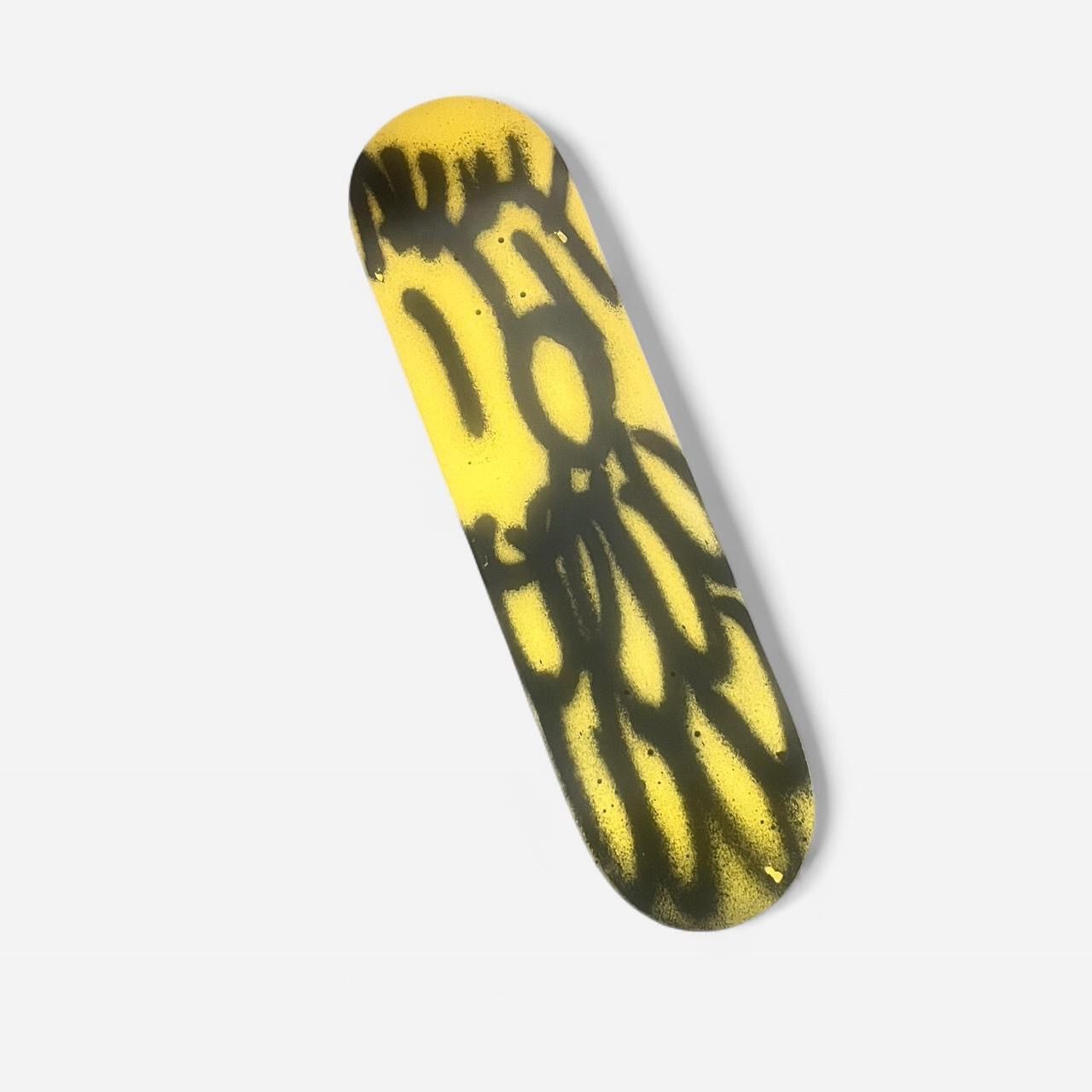 Other Olaoluslawn Slawn 1/1 Hand Sprayed Yellow Skateboard Deck Size ONE SIZE - 1 Thumbnail