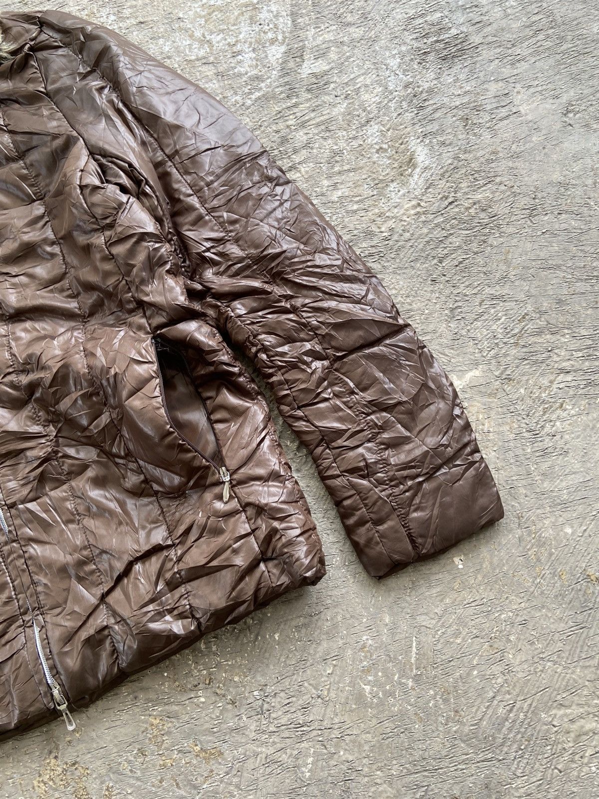 KMRii 2000s Spinach - Vkei Apocalypse Style Fur Neck Jacket Size US L / EU 52-54 / 3 - 12 Thumbnail