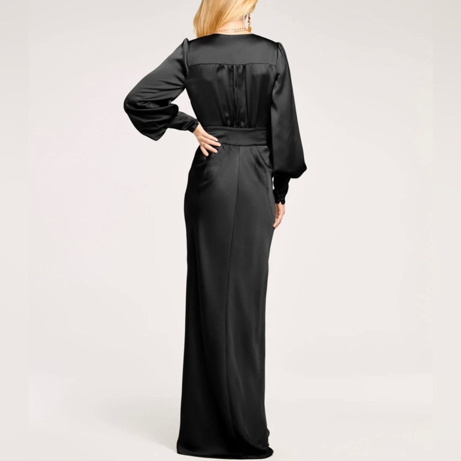 Ramy Brook NWT Ramy Brook Madelane Black Evening Gown Maxi Dress size 6 Size M / US 6-8 / IT 42-44 - 4 Thumbnail