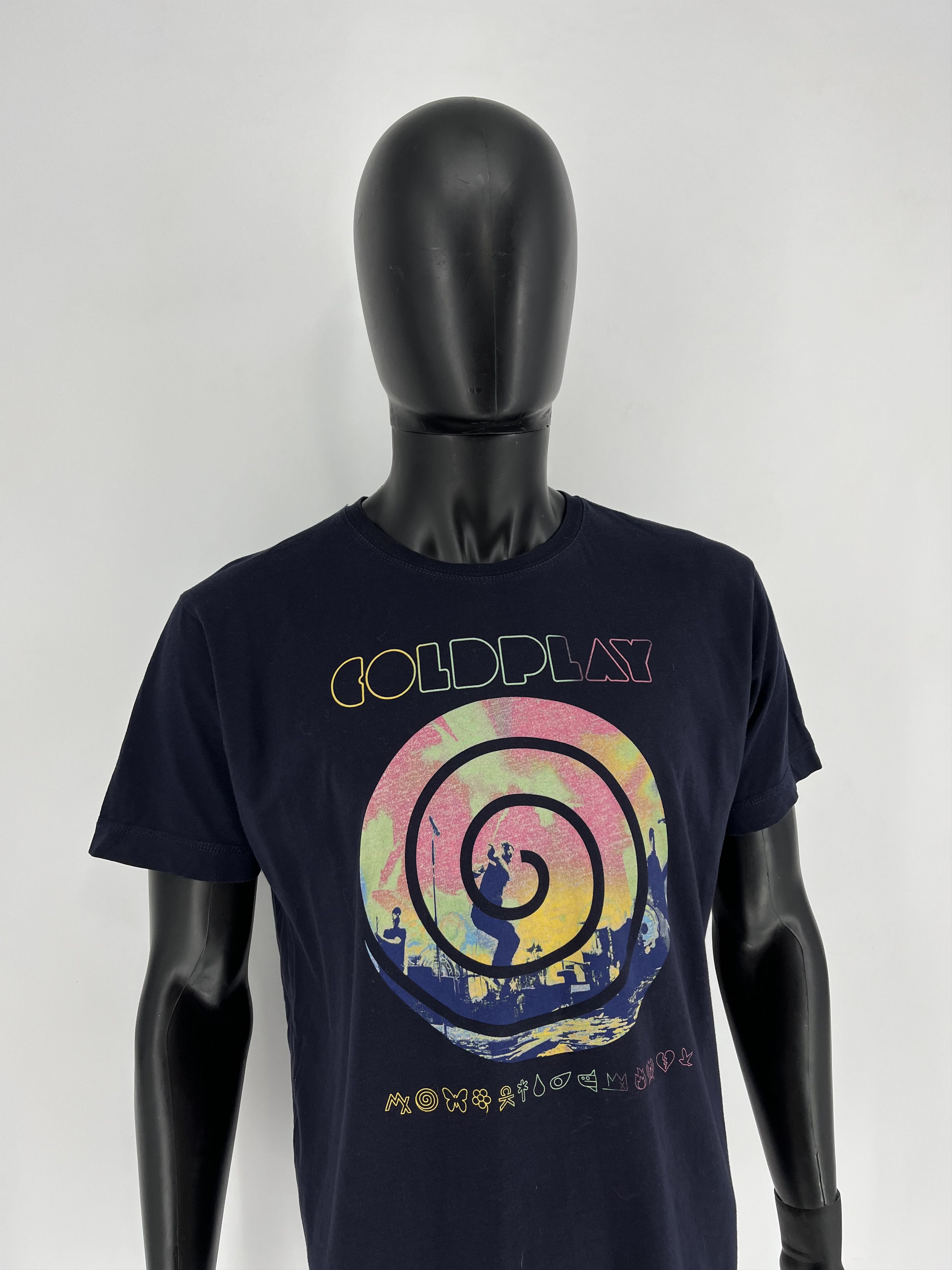 Band Tees Vintage Y2K Coldplay T Shirt Mylo Xyloto 2012 Size US L / EU 52-54 / 3 - 5 Thumbnail