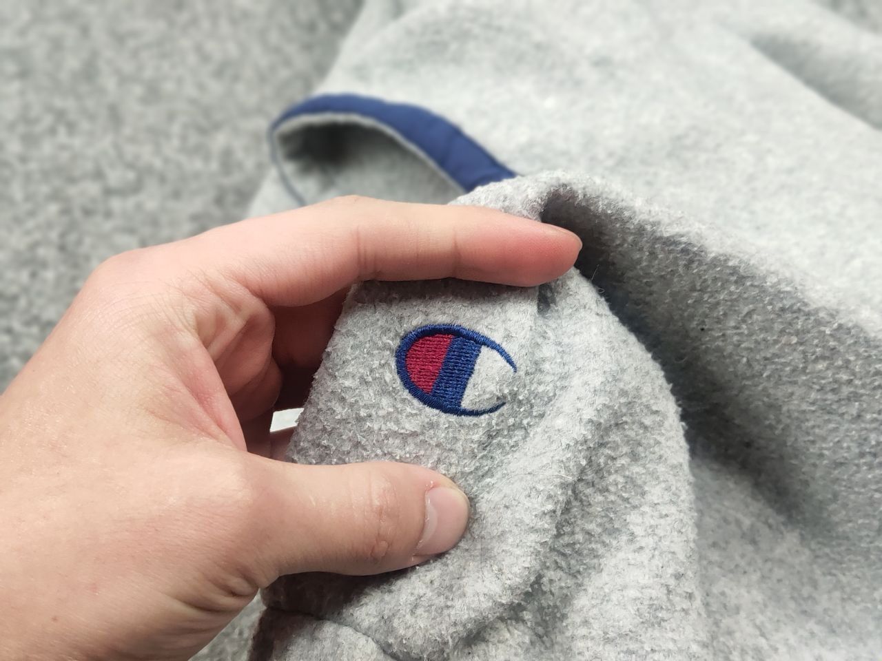 Champion Vintage 94's Champion Olympic USA logo Pullover Gray Fleece Size US XL / EU 56 / 4 - 11 Thumbnail