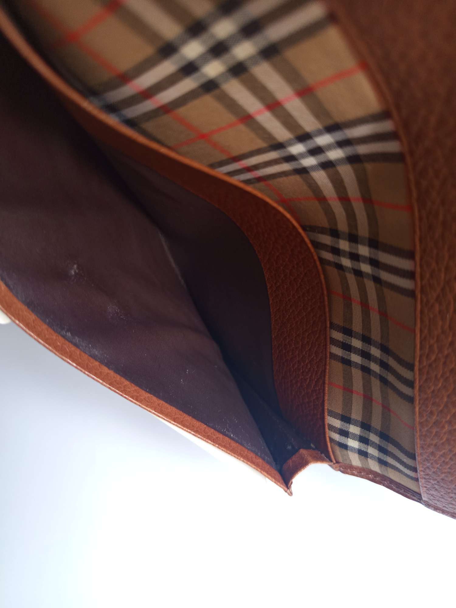 Burberry Burberrys Long Wallet Leather Brown Men Women Vintage Size ONE SIZE - 6 Thumbnail