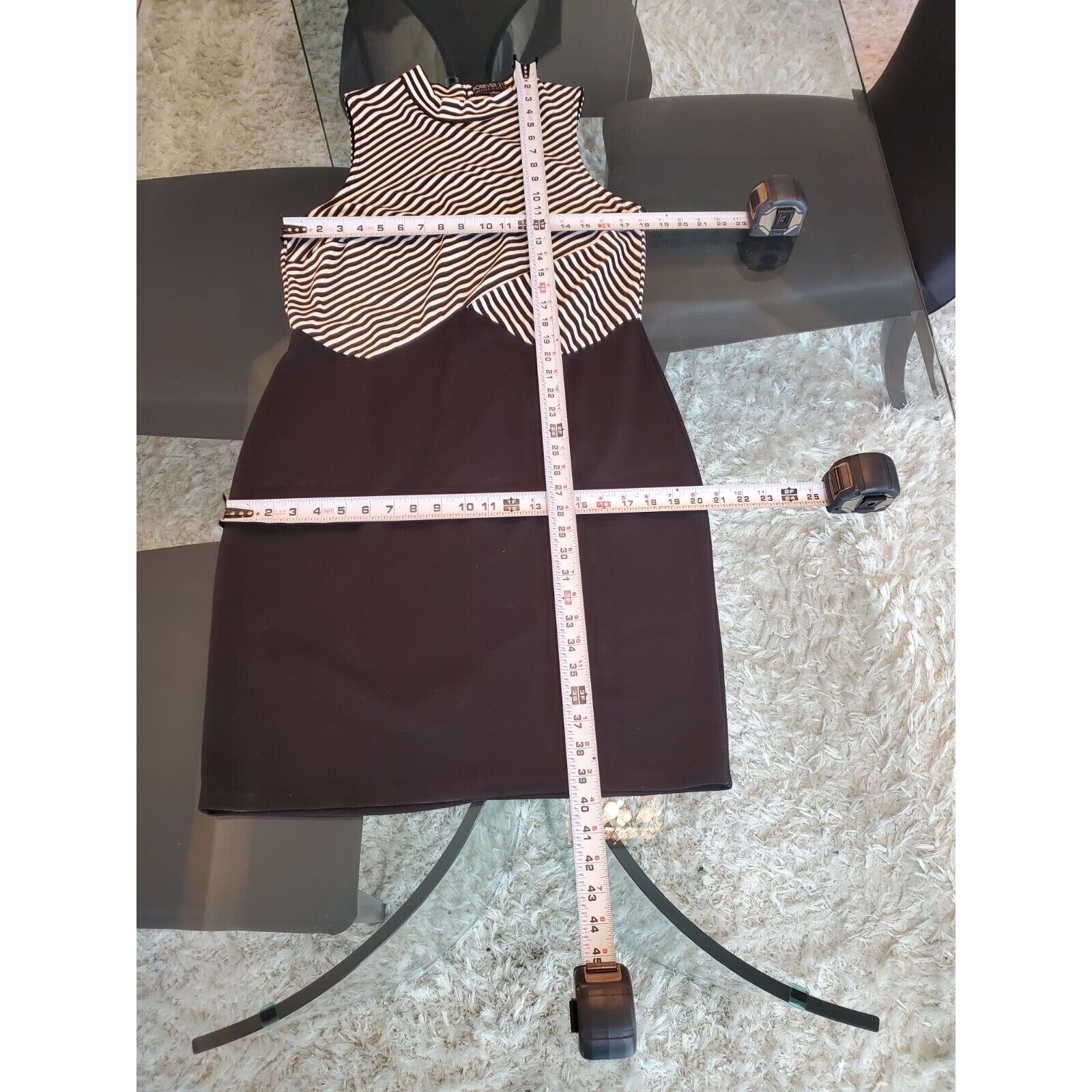 Forever 21 Forever 21 Polyester Sleeveless Knee Length Dress Size L Size L / US 10 / IT 46 - 9 Thumbnail